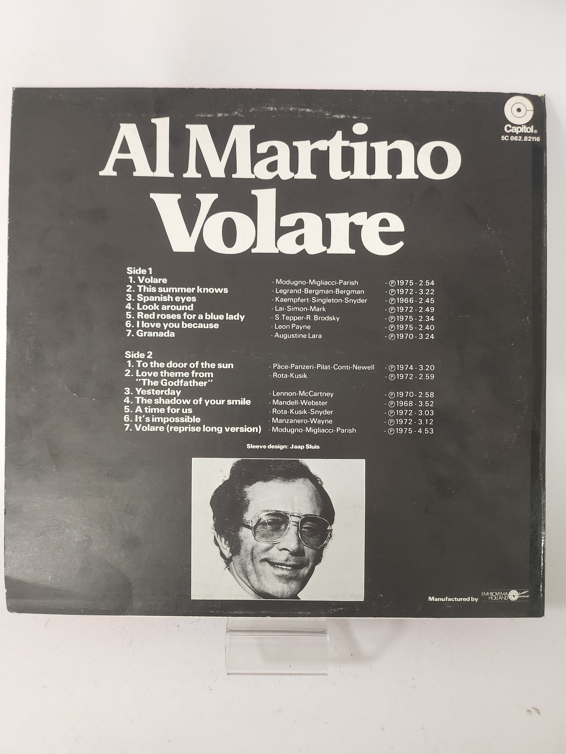Volare: Al Martino LP Vinyl - Lp Vinyl