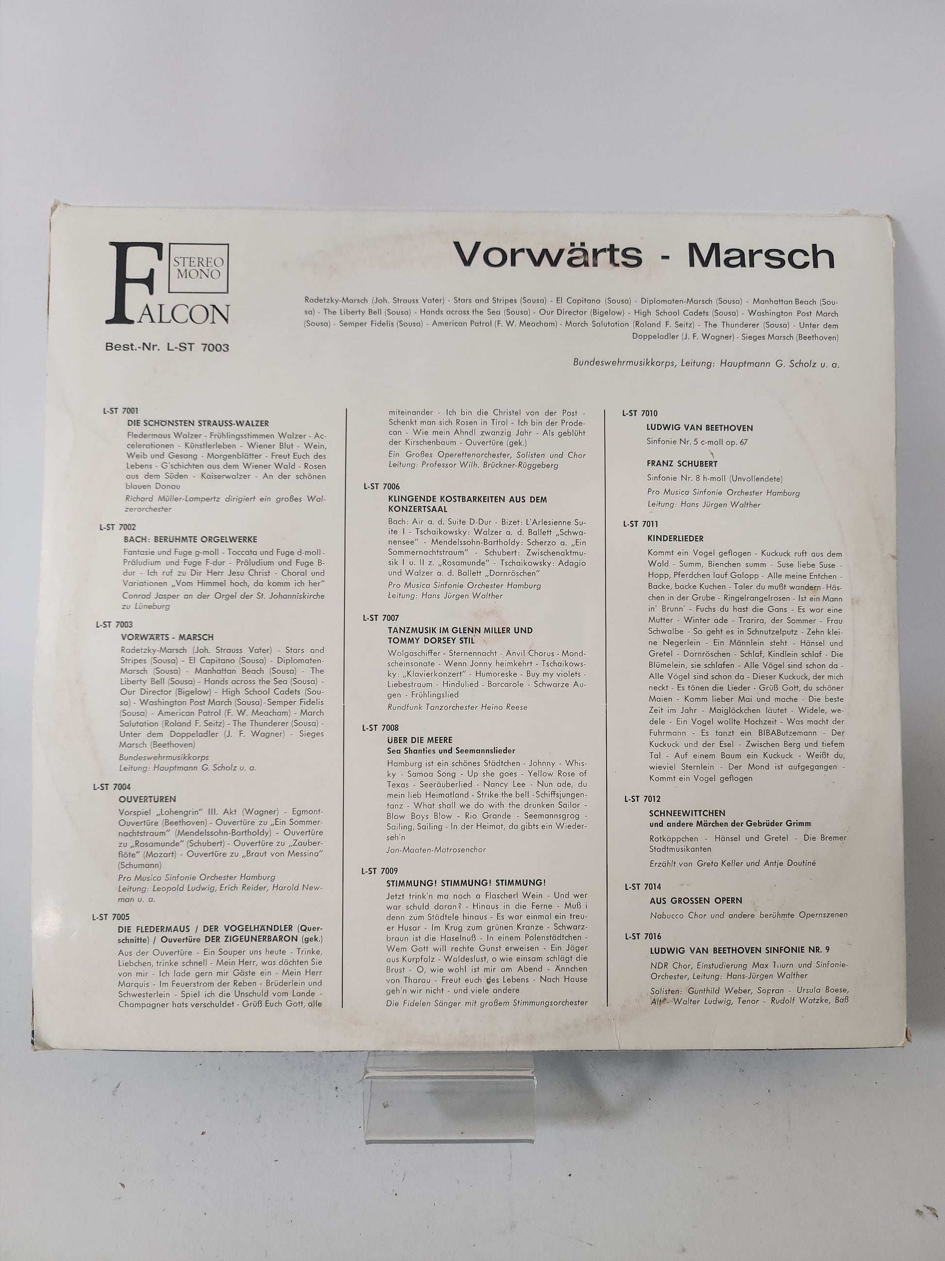 Vorwärts Marsch LP Vinyl - Lp Vinyl