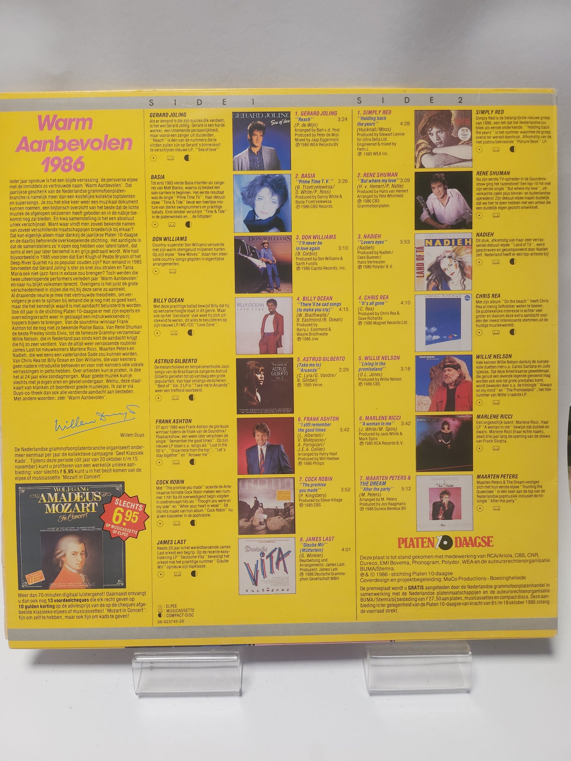 Warm Aanbevolen 1986 LP Vinyl - Lp Vinyl
