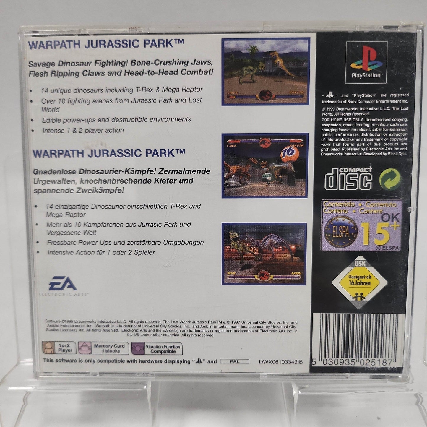 Warpath Jurassic Park Classics Playstation 1 - Feniks Gameshop