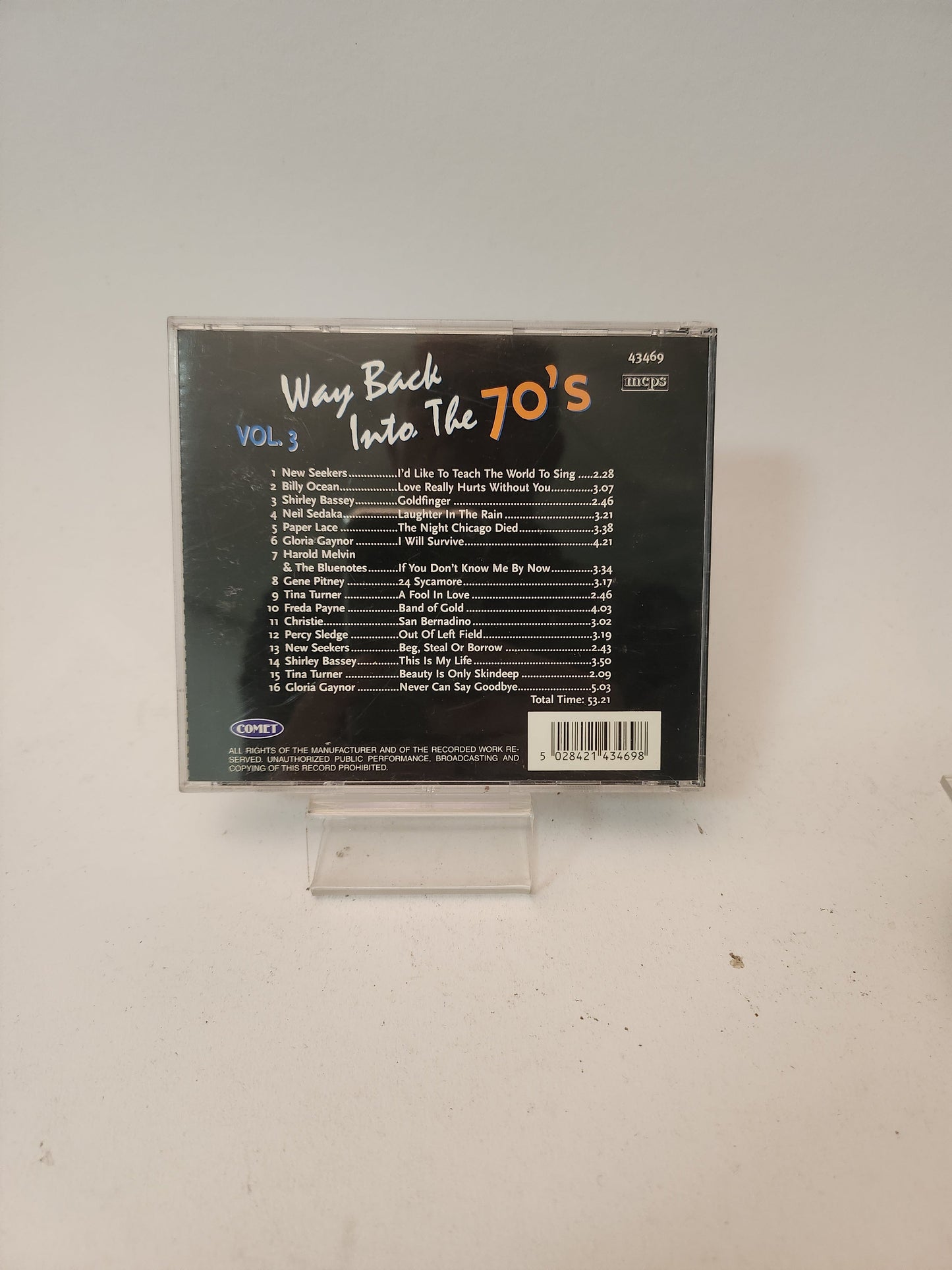 Way Back into the 70’s Volume 3 CD - Cd