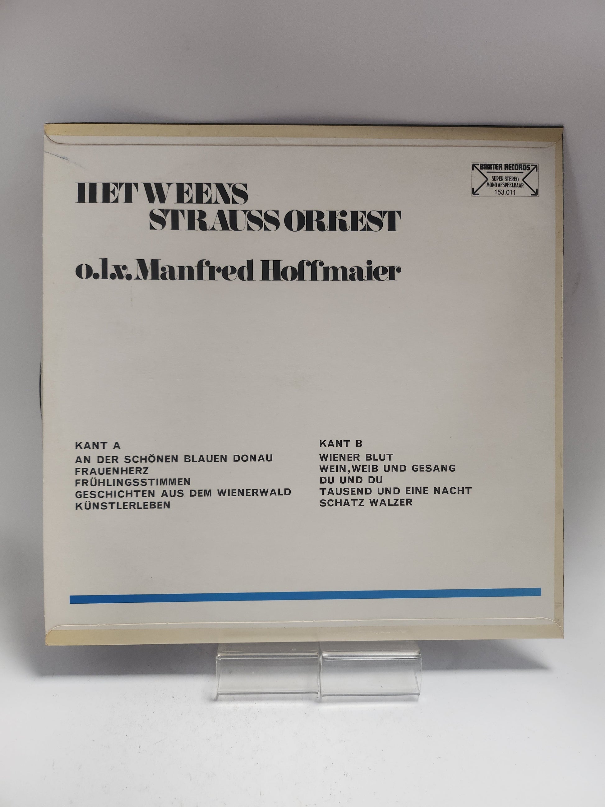 Weens Strauss Orkest olv Manfred Hoffmaier LP Vinyl - Lp Vinyl