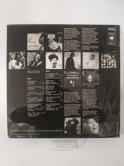 Welcome to Europe: Mahalia Jackson LP Vinyl - Lp Vinyl