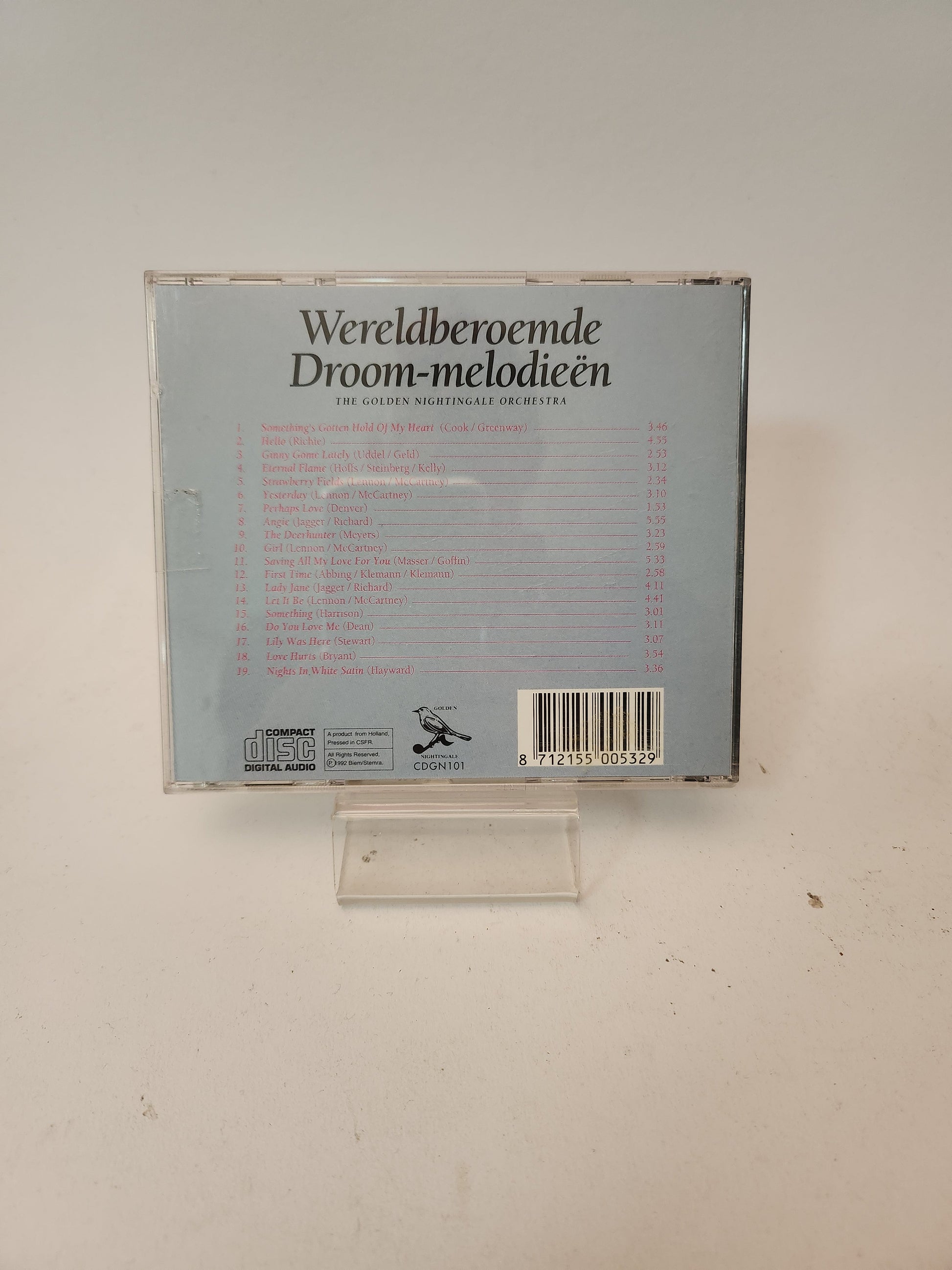 Wereldberoemde Droom-Melodieën: the Golden Nightingale Orchestra CD - Cd