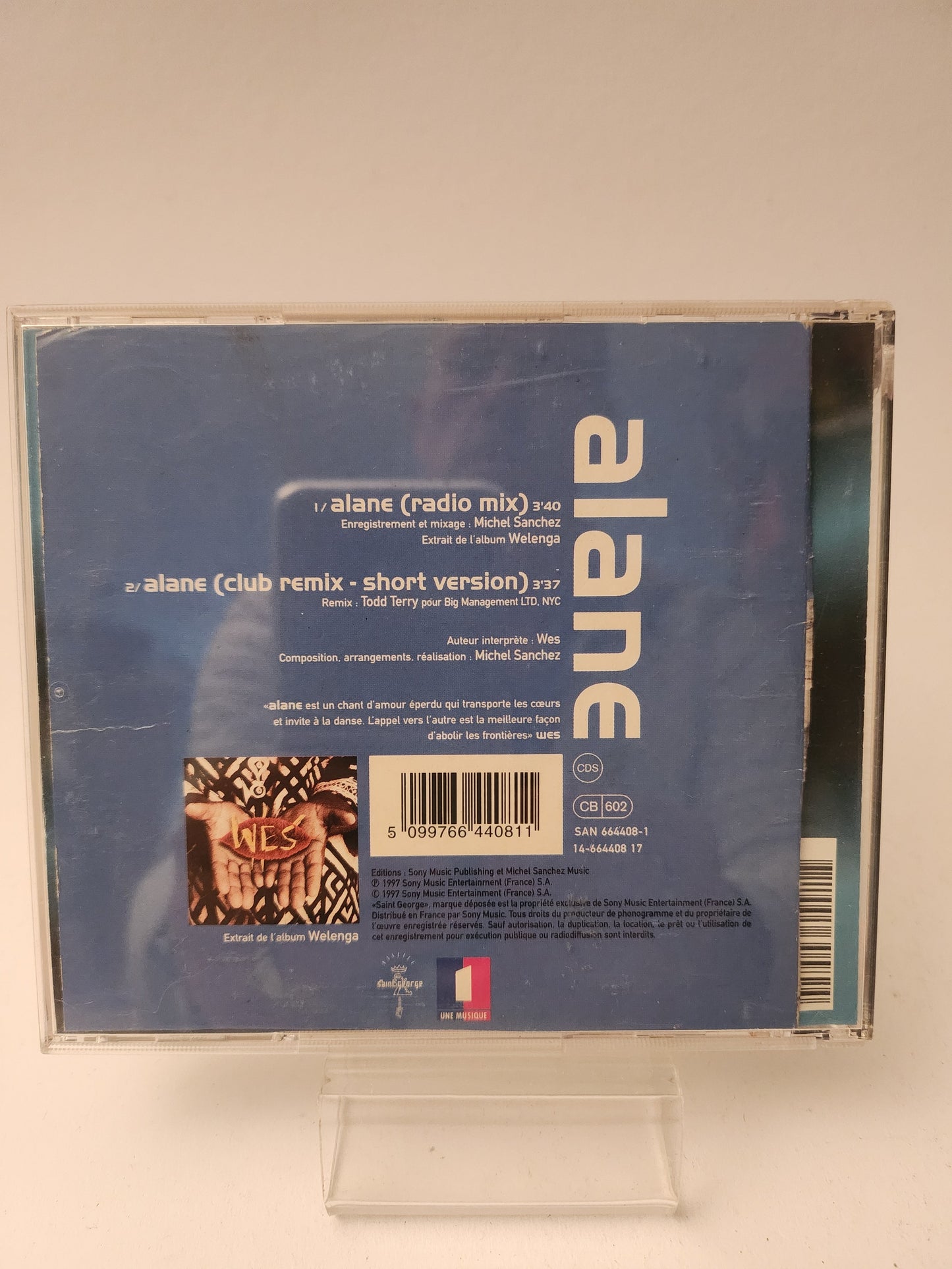 Wes: Alane CD Single - CD Single