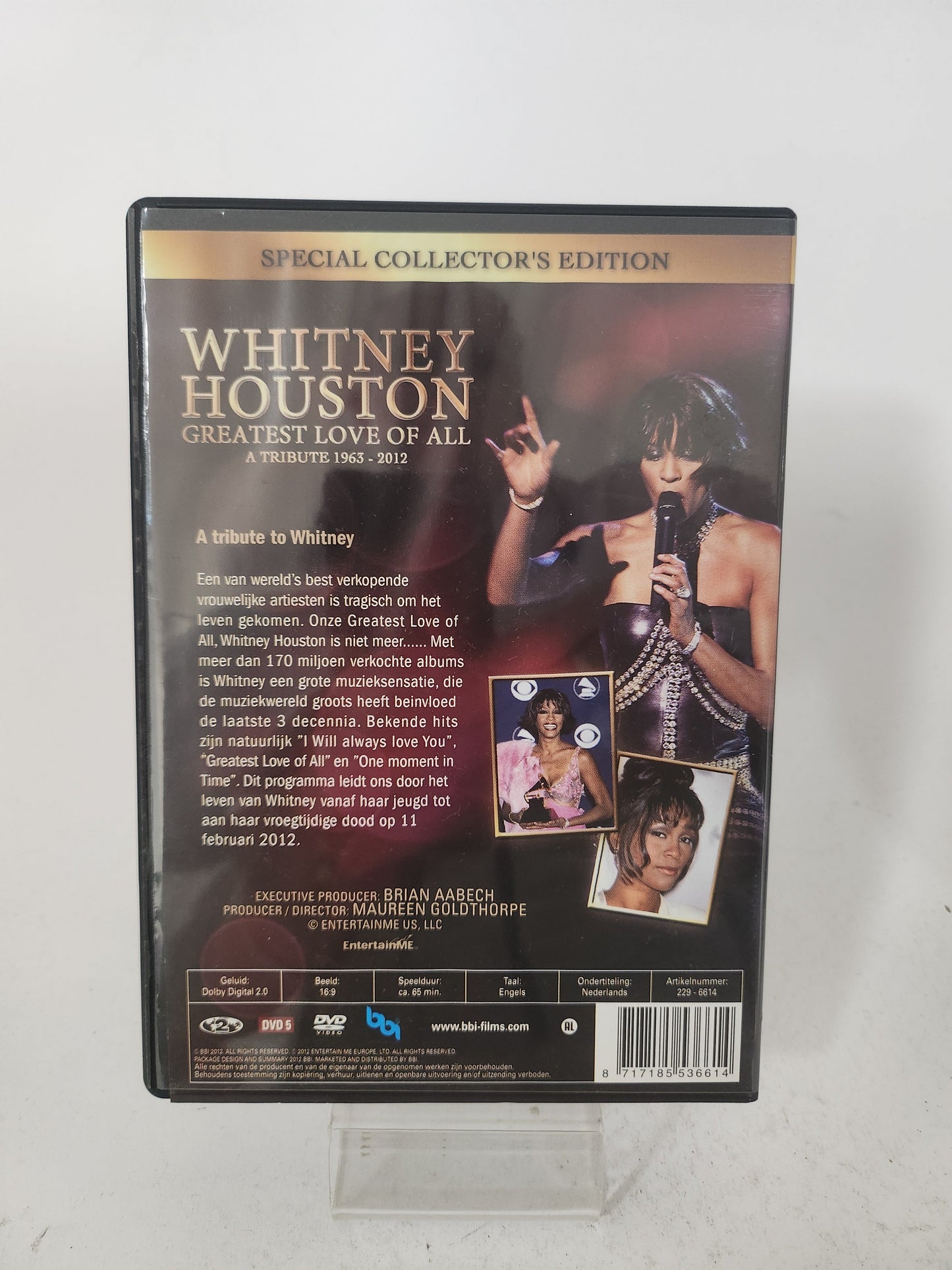 Whitney Houston: Greatest Love of All Dvd Muziek - Dvd Muziek