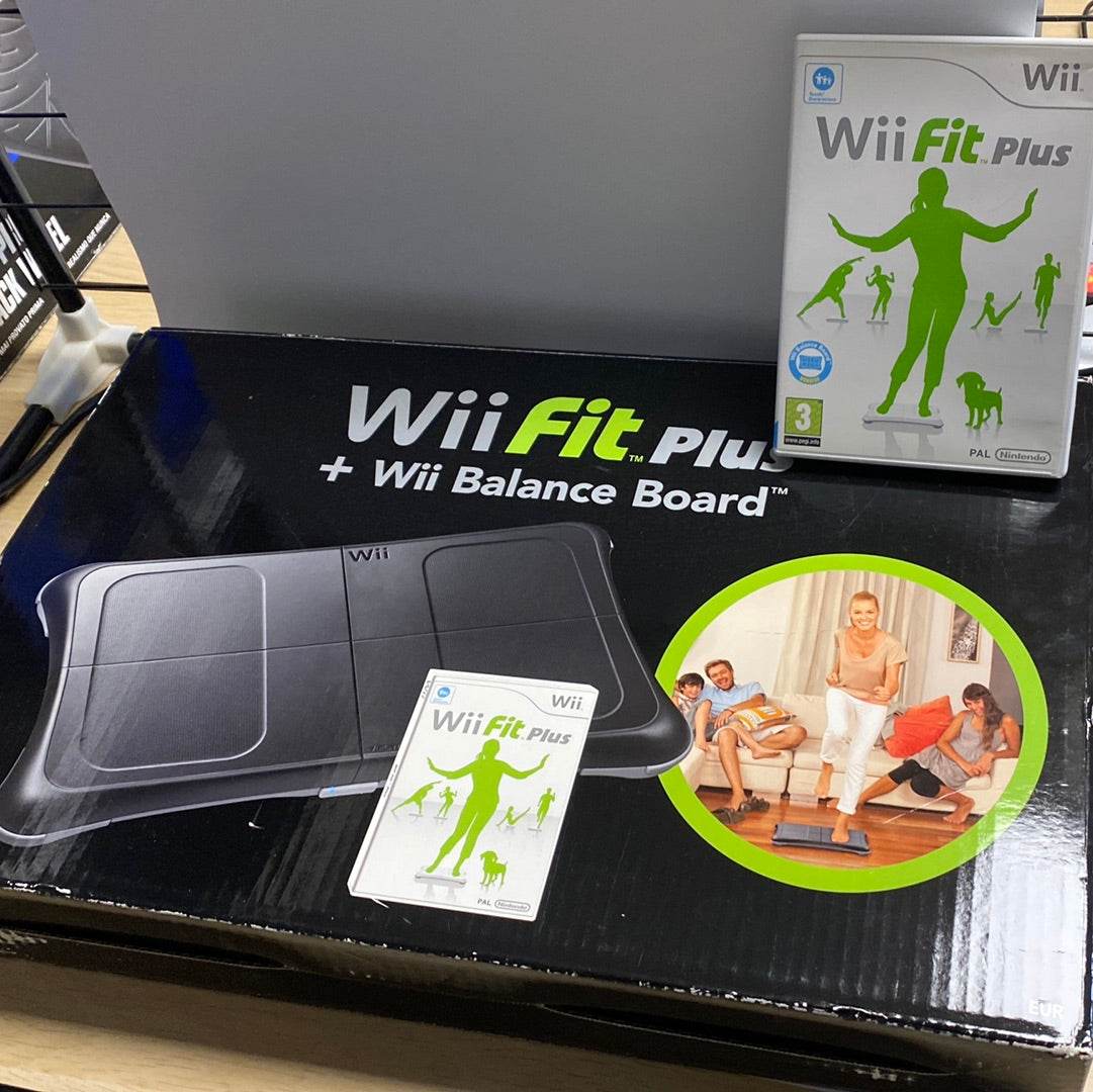 Wii Fit Plus spel + Wii Balance Board Zwart - Feniks Gameshop