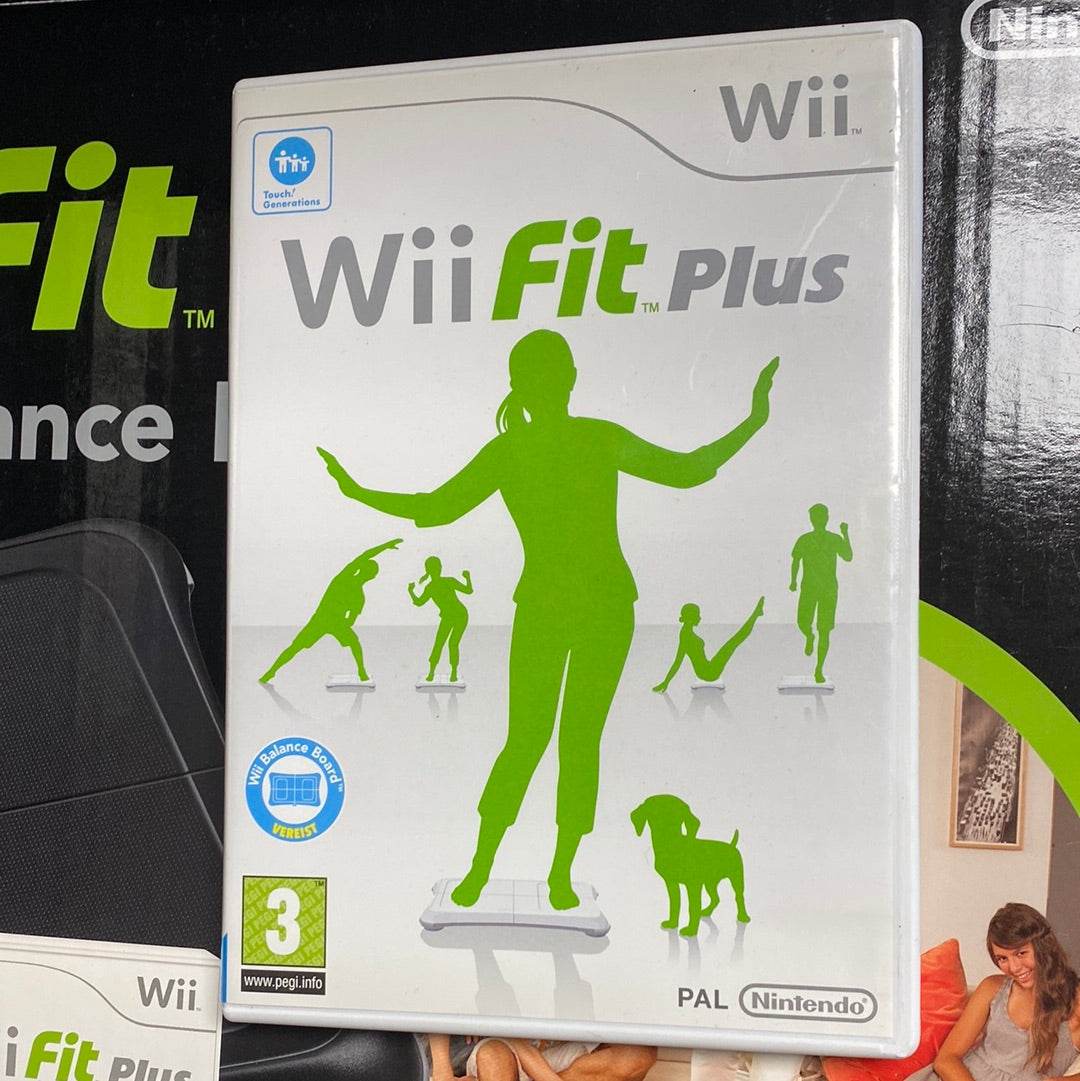 Wii Fit Plus spel + Wii Balance Board Zwart - Feniks Gameshop