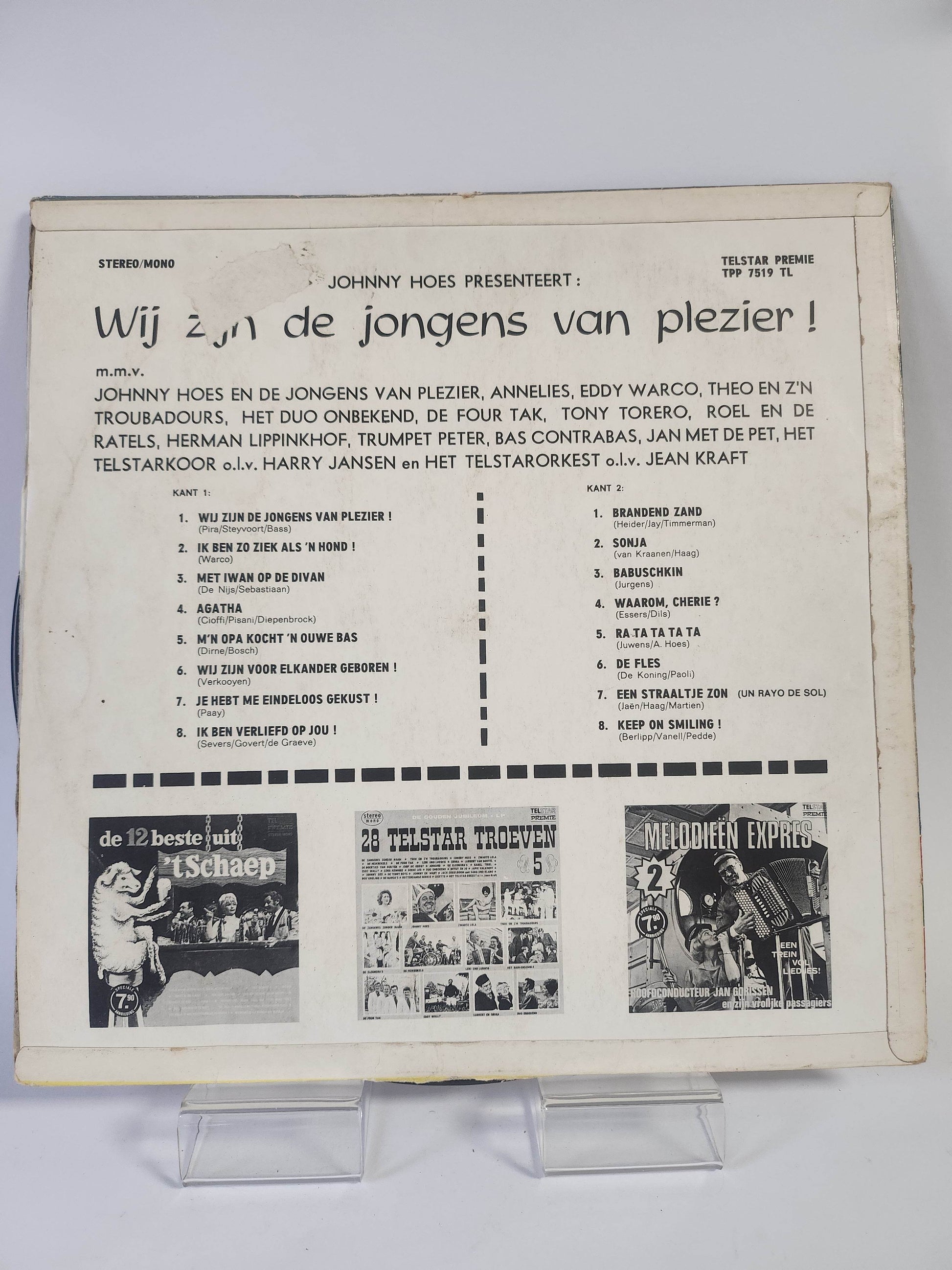 Wij Zijn de Jongens van Plezier LP Vinyl - Feniks Gameshop