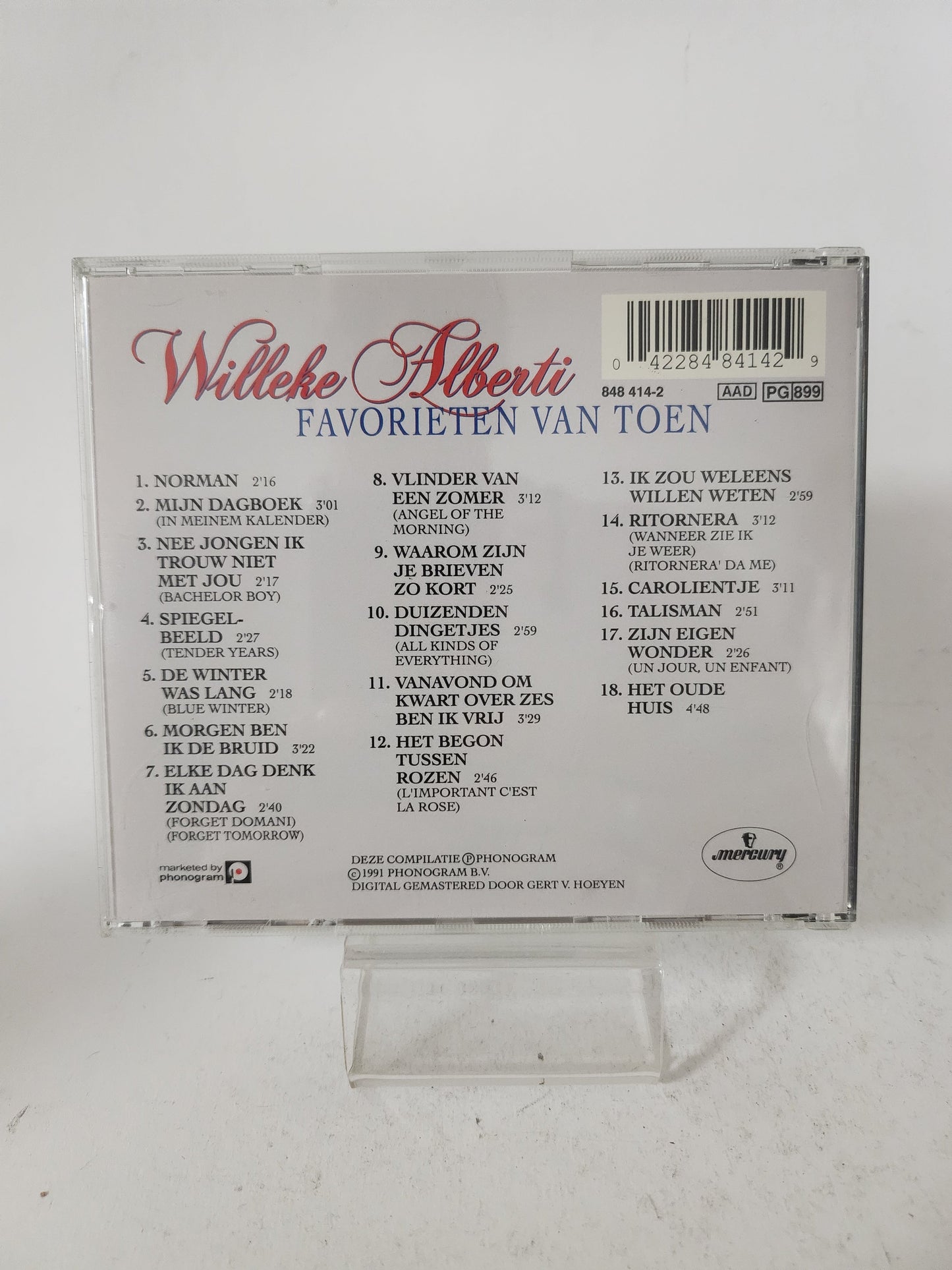 Willeke Alberti: Favorieten van Toen CD - Cd
