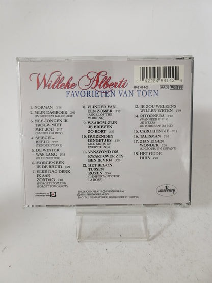 Willeke Alberti: Favorieten van Toen CD - Cd