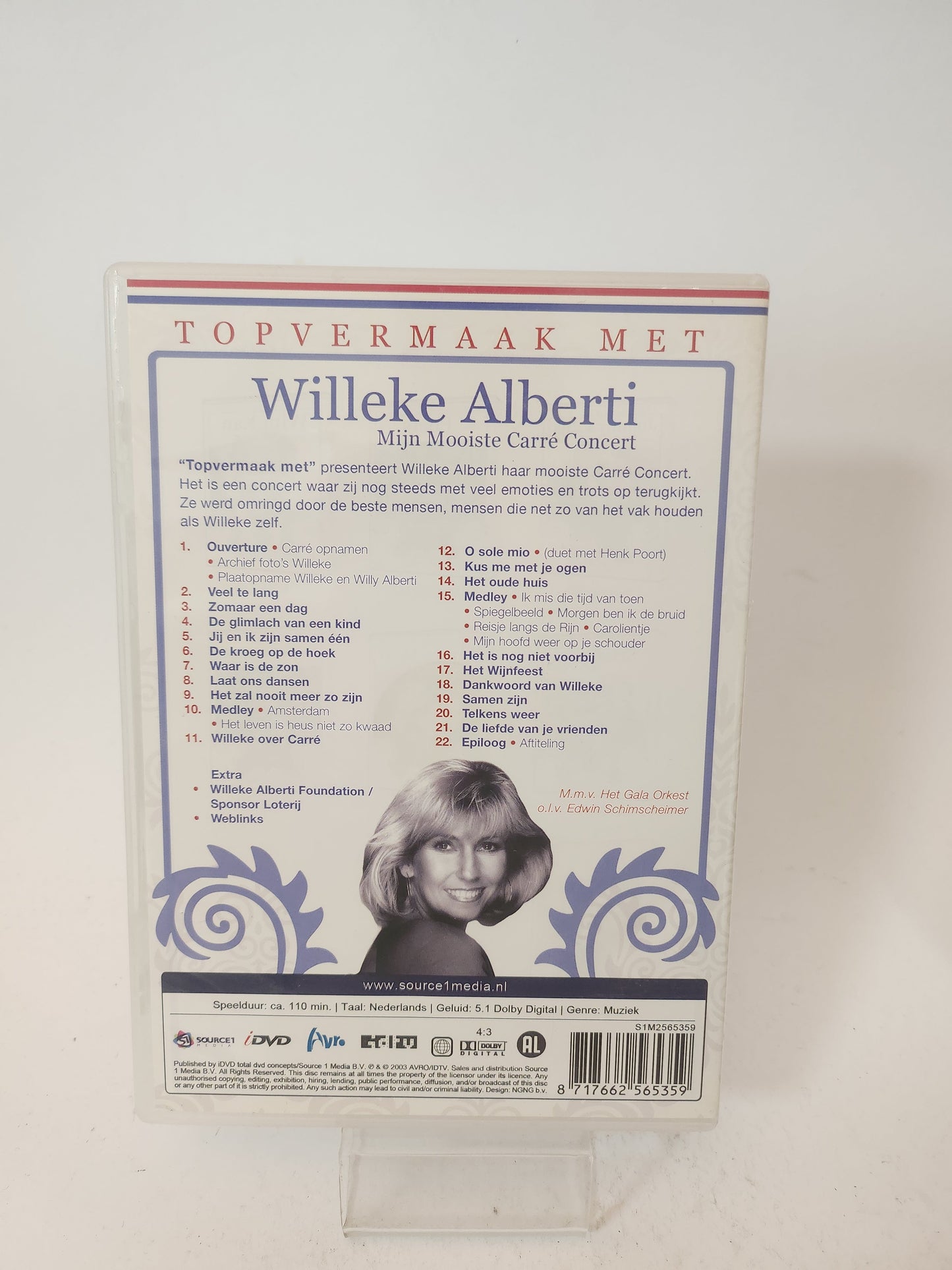 Willeke Alberti: Mijn Mooiste Carre Concert Dvd Muziek - Dvd Muziek