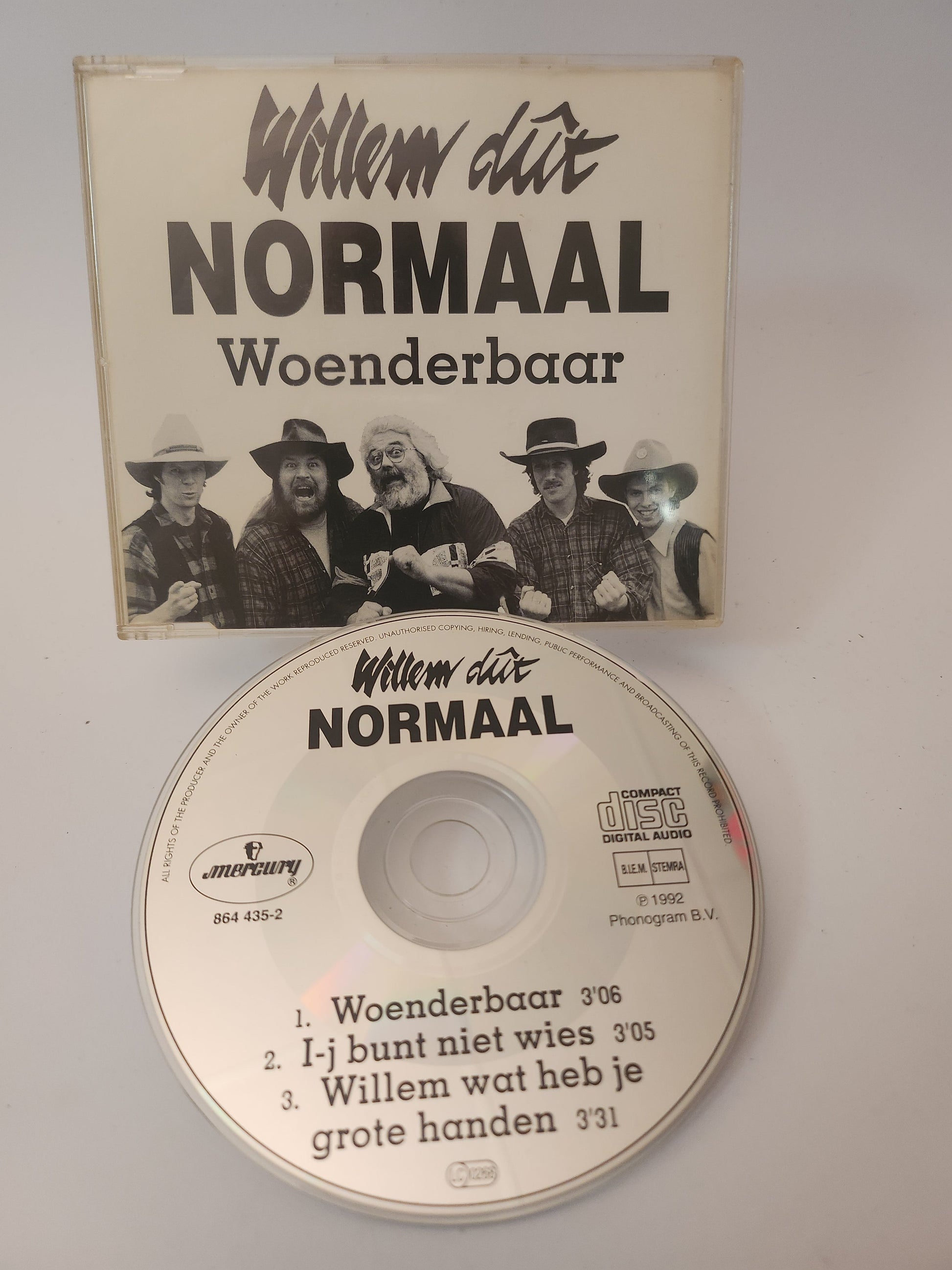 Willem Dût & Normaal: Woenderbaar CD Single - CD Single