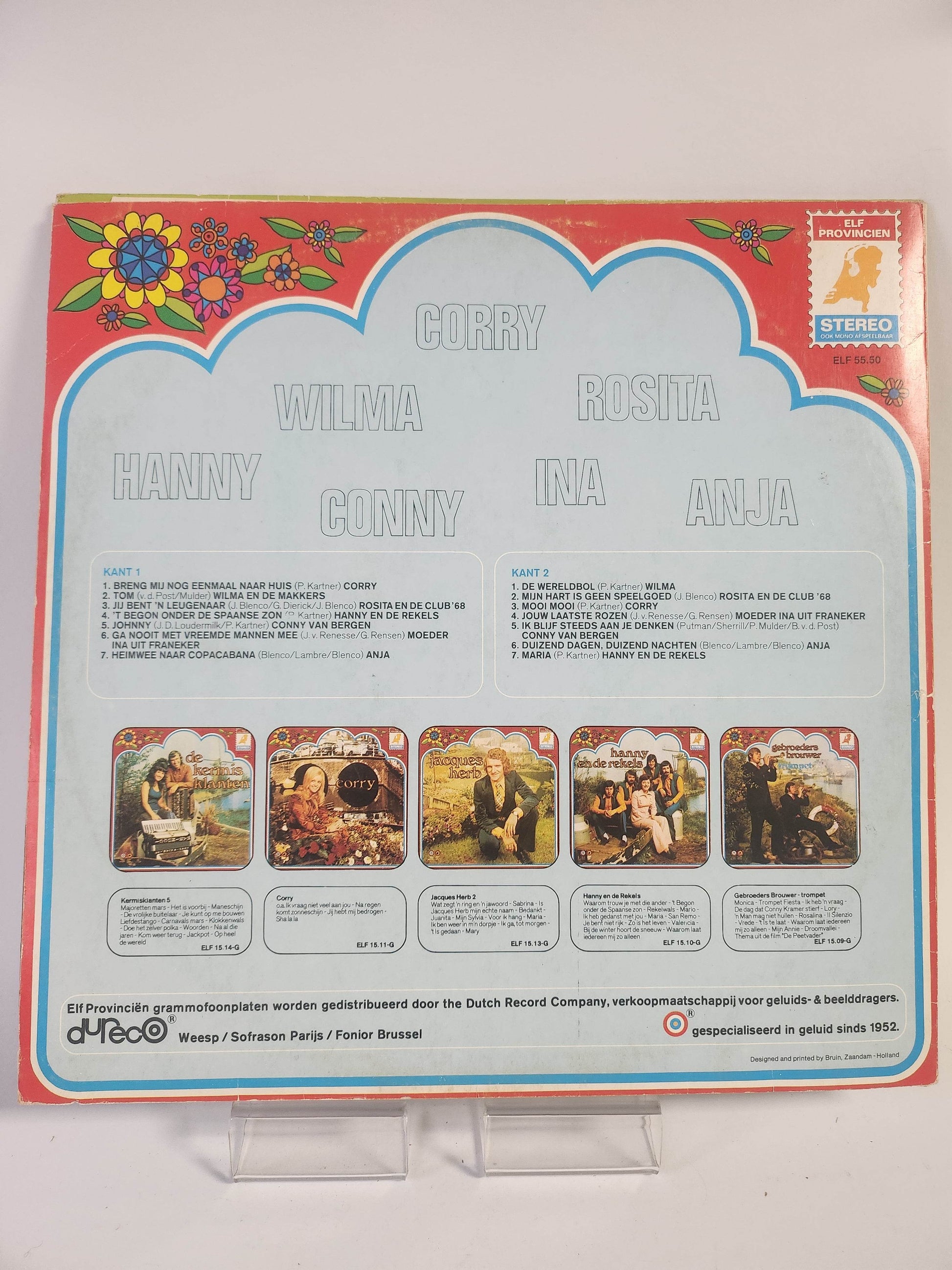 Wilma, Hanny, Conny, Rosita, Corry, Anja, Ina LP Vinyl - Feniks Gameshop