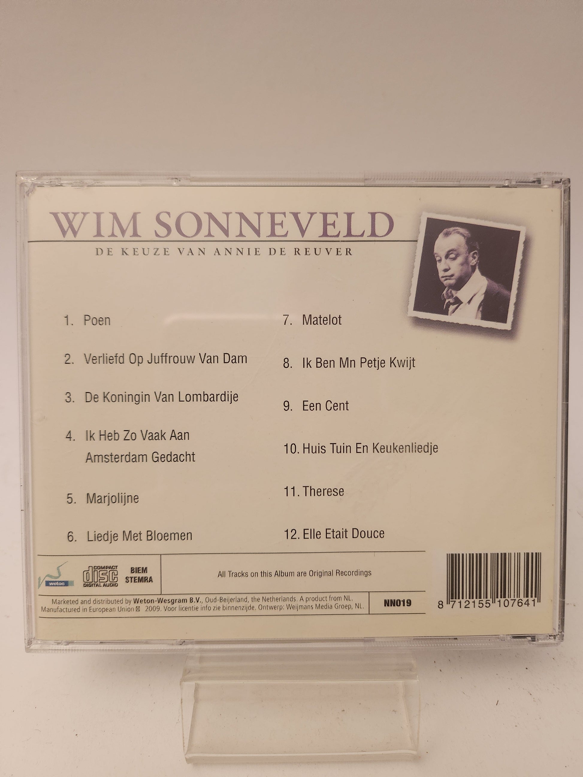 Wim Sonneveld: de Keuze van Annie de Reuver CD - Cd