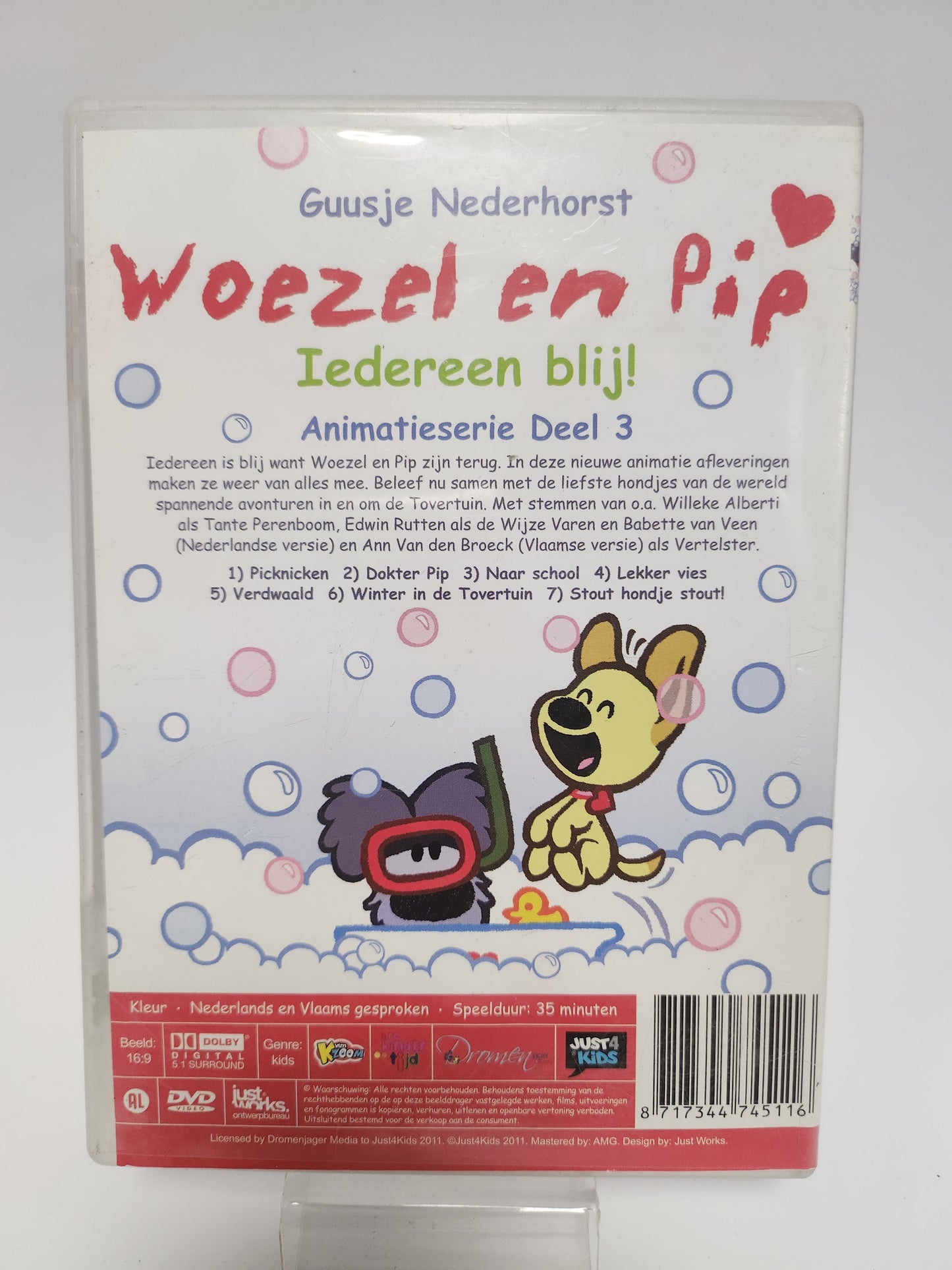Woezel en Pip: Iedereen Blij (deel 3) DVD Kids - Dvd kids