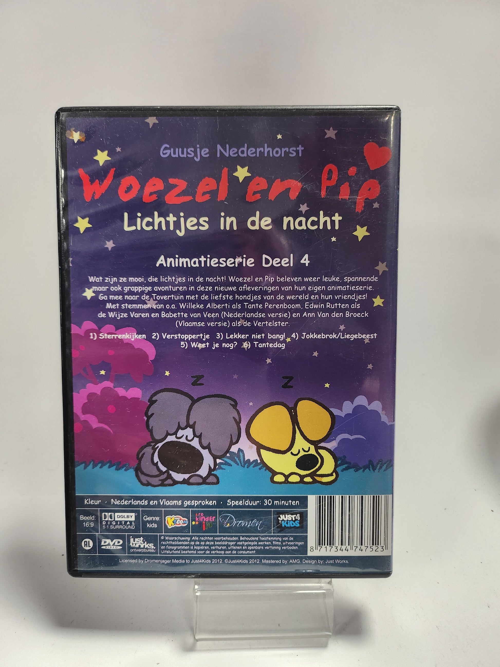 Woezel en Pip: Lichtjes in de Nacht Deel 4 Dvd Kids - Dvd kids