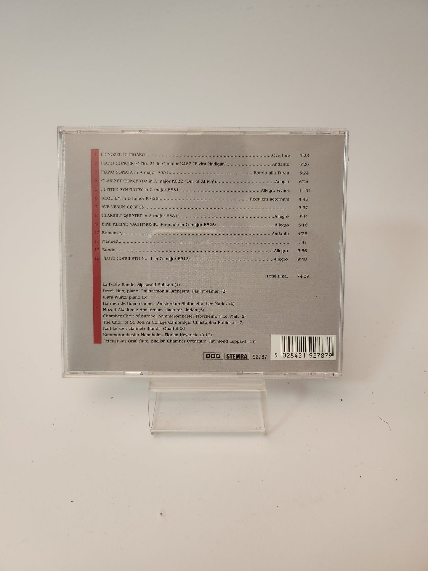 Wolfgang Amadeus Mozart CD - Cd