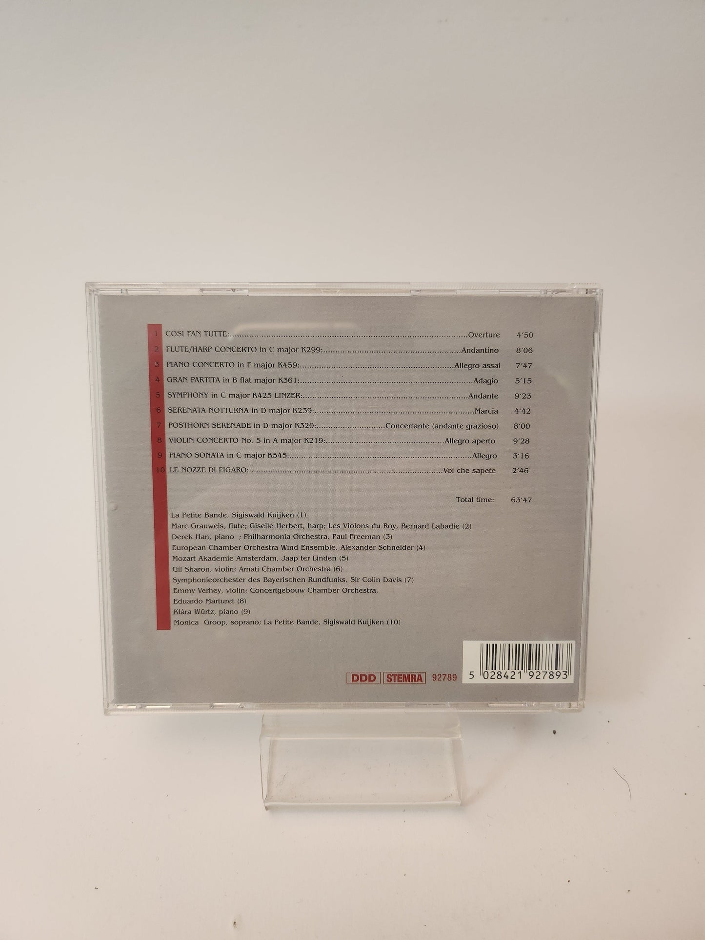 Wolfgang Amadeus Mozart CD - Cd