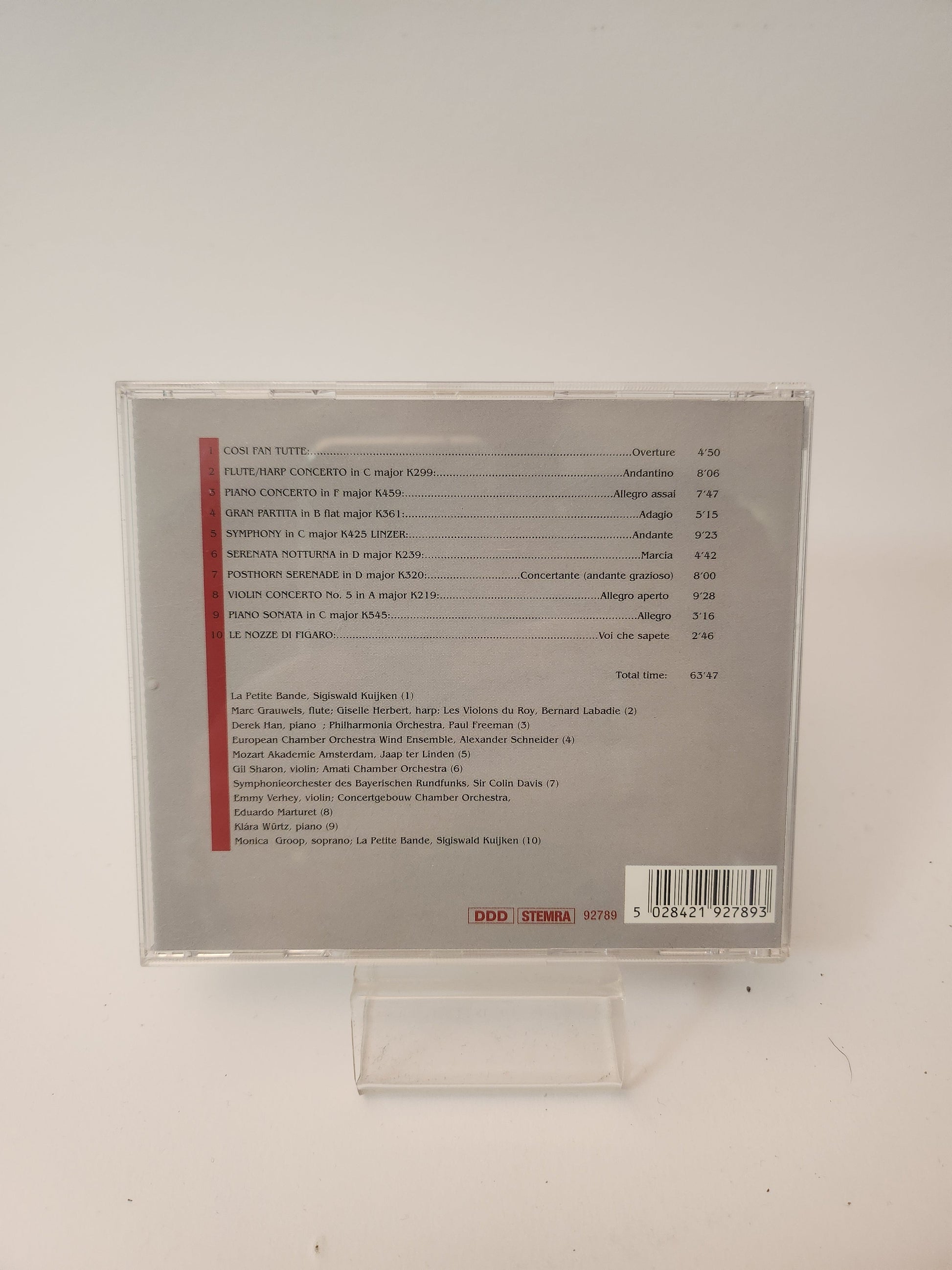 Wolfgang Amadeus Mozart CD - Cd