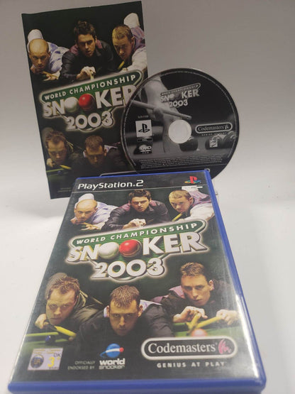 World Championship Snooker 2003 Playstation 2 - Feniks Gameshop