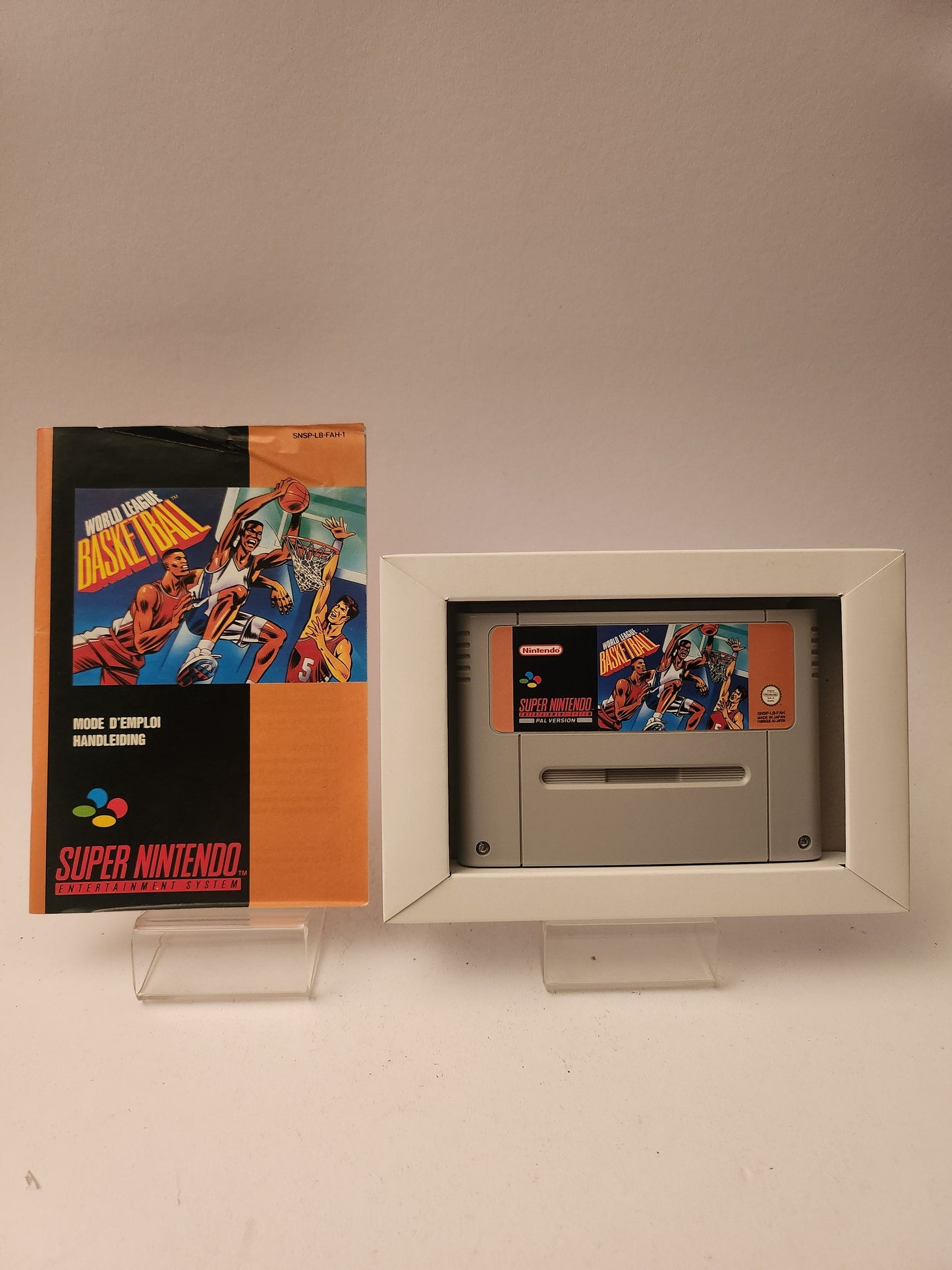 World League Basketball SNES Compleet in Doos - Nintendo SNES Games