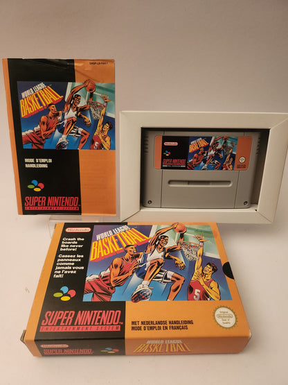 World League Basketball SNES Compleet in Doos - Nintendo SNES Games