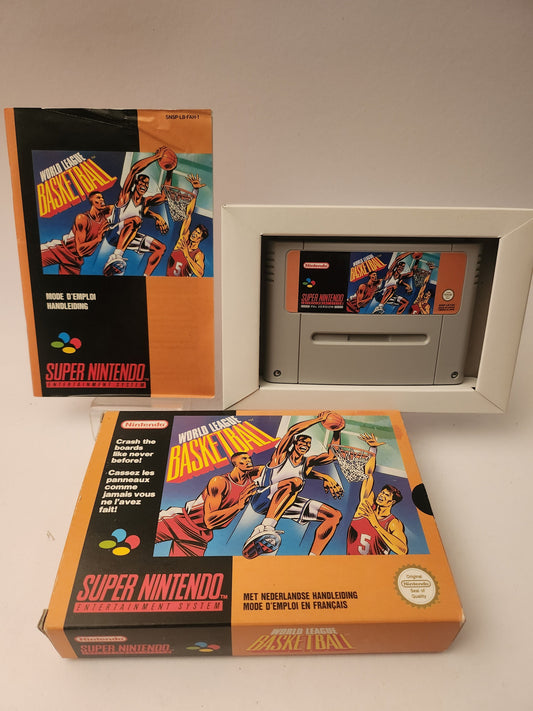 World League Basketball SNES Compleet in Doos - Nintendo SNES Games