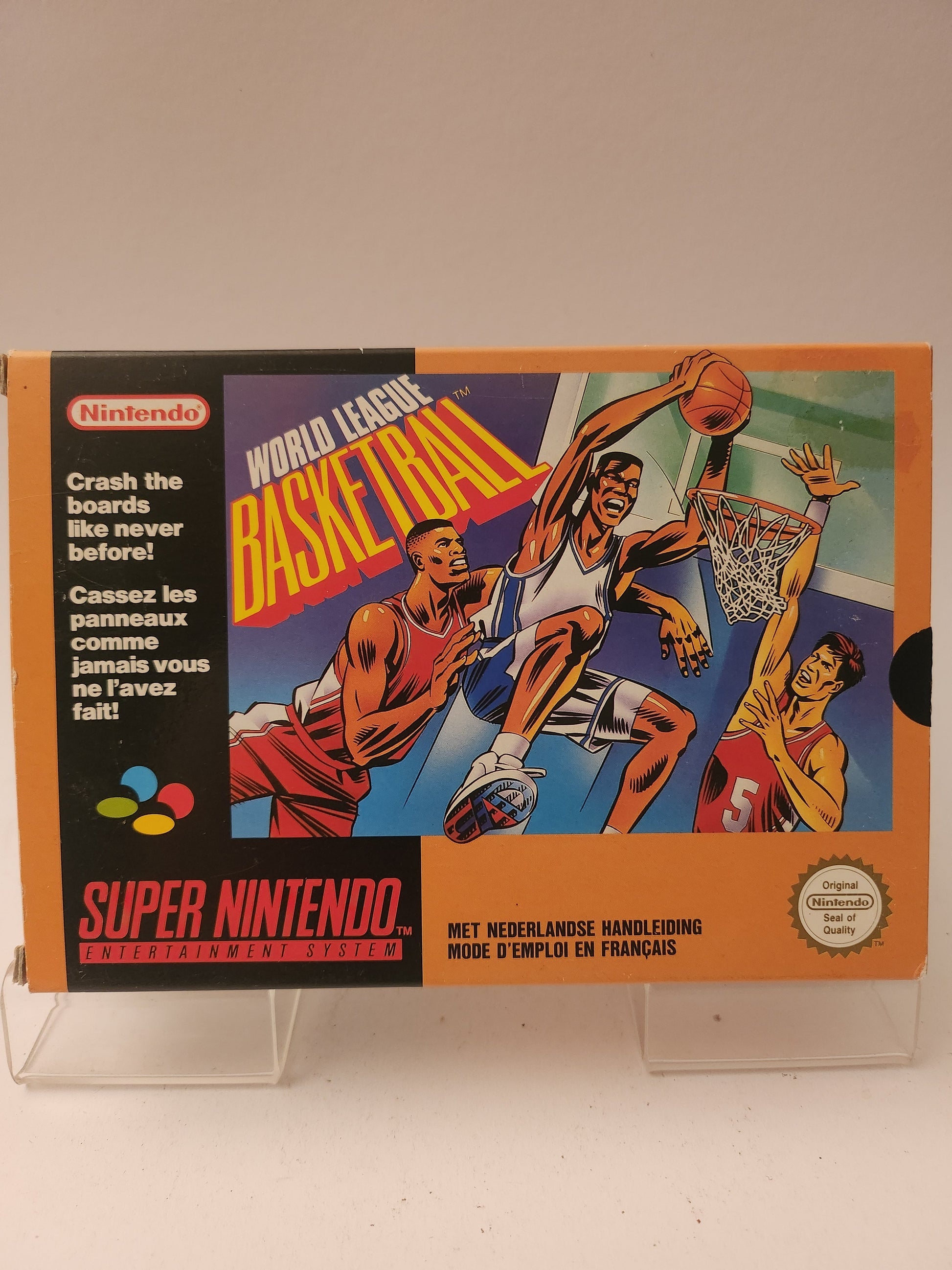 World League Basketball SNES Compleet in Doos - Nintendo SNES Games