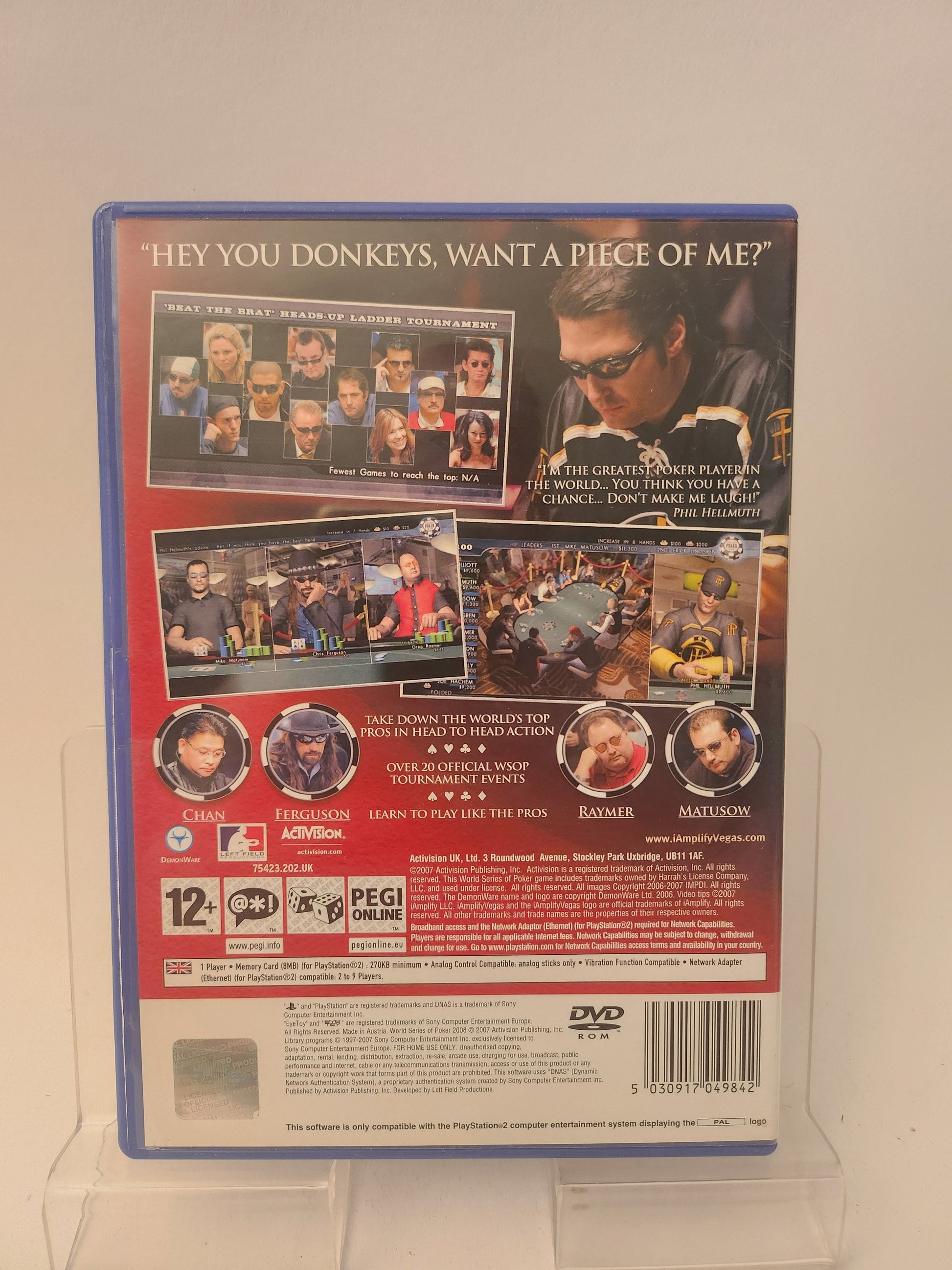 World Series of Poker 2008 Playstation 2 - Playstation 2 Games