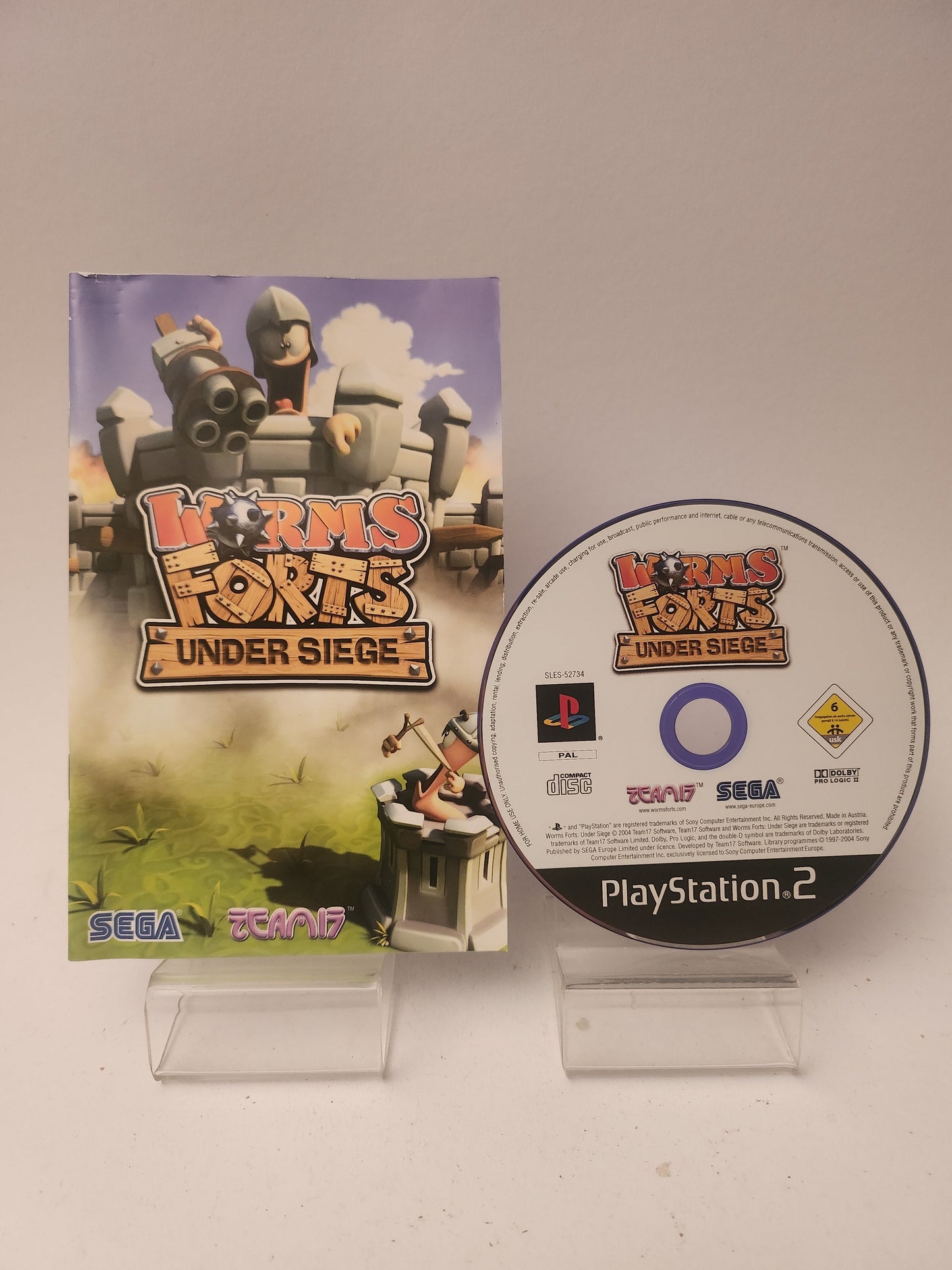Worms Forts Under Siege Playstation 2 - Playstation 2 Games