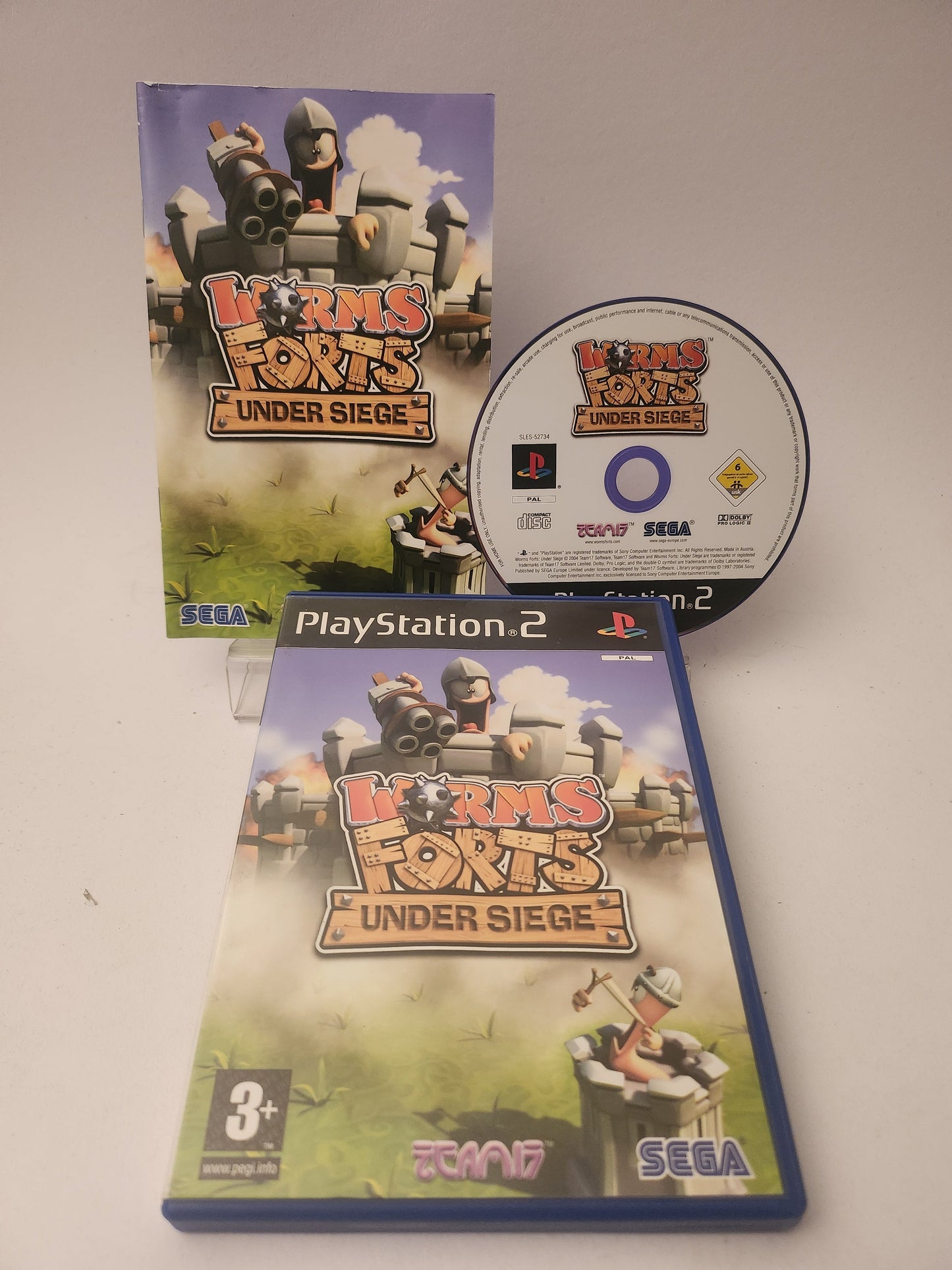 Worms Forts Under Siege Playstation 2 - Playstation 2 Games