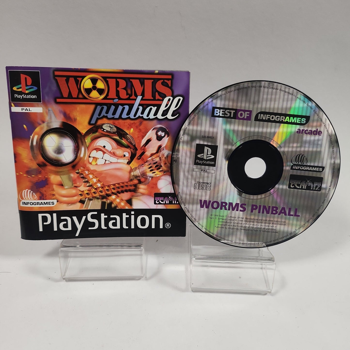 Worms Pinball ’Best of’ Playstation 1 - Playstation 1 Games