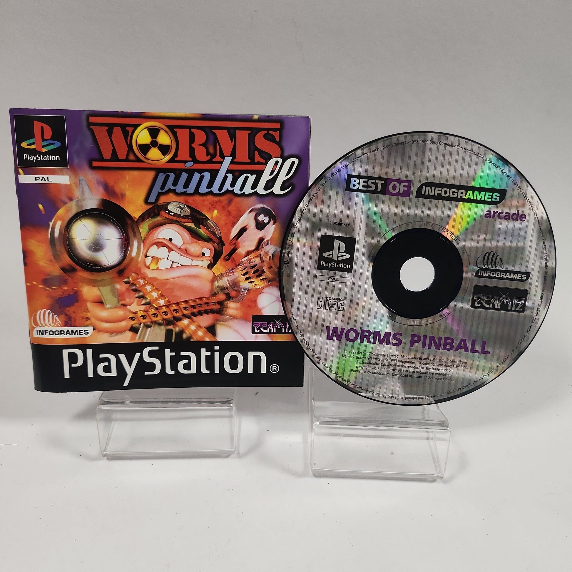 Worms Pinball ’Best of’ Playstation 1 - Playstation 1 Games