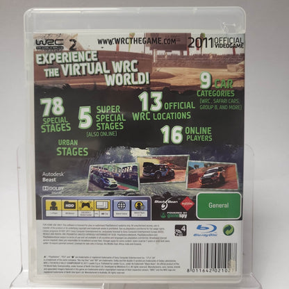 WRC 2 Fia World Rally Championship Australian Cover PS3 - Feniks Gameshop