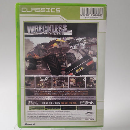 Wreckless: the YaKuza Missions Classics Xbox Original - Feniks Gameshop