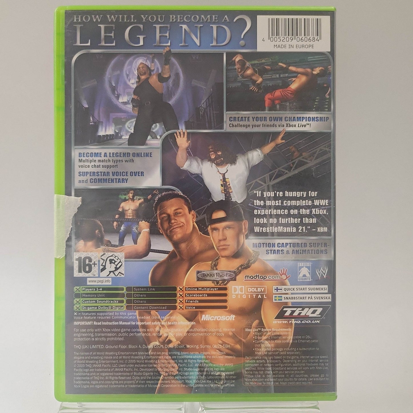 WrestleMania 21 Become a Legend Xbox Original - Feniks Gameshop