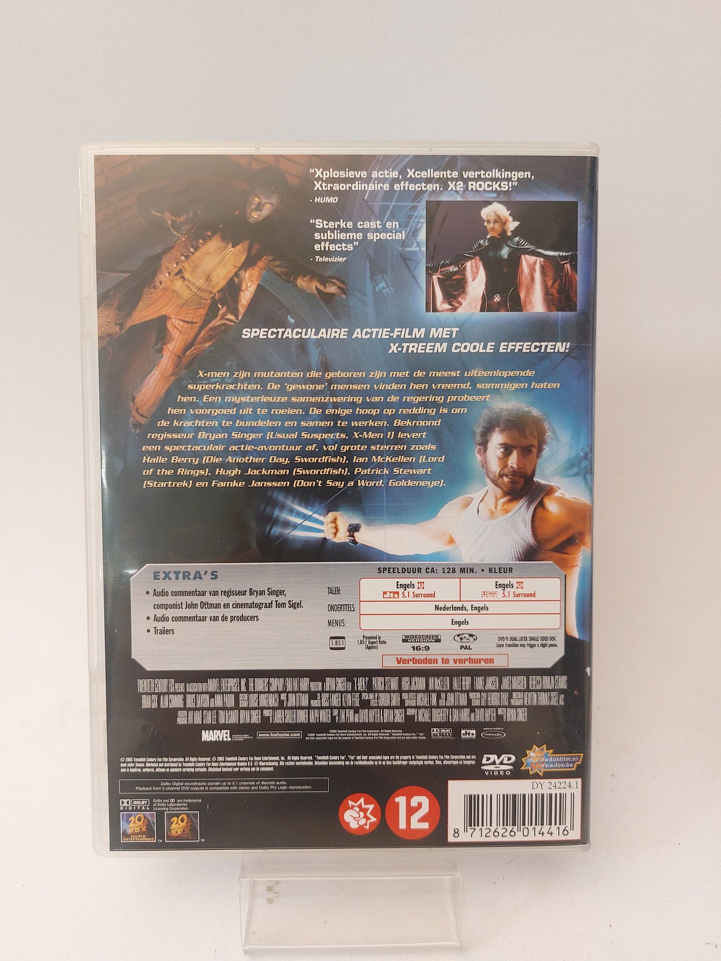 X-Men 2 Dvd - Dvd Volwassenen