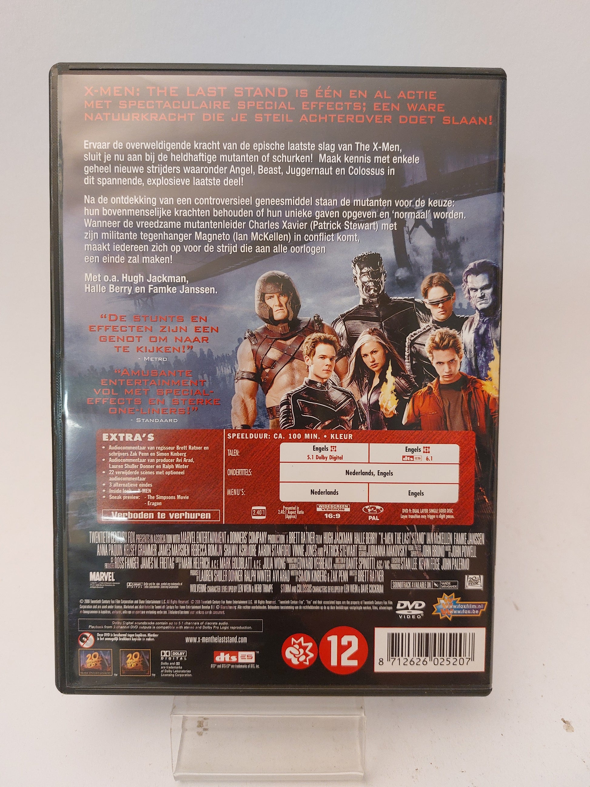 X-Men: the Last Stand Dvd - Dvd Volwassenen