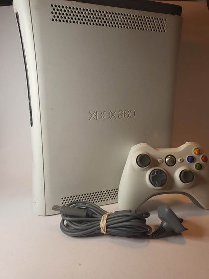 Witte Xbox 360 (120gb) met 1 controller en alle kabels - Feniks Gameshop