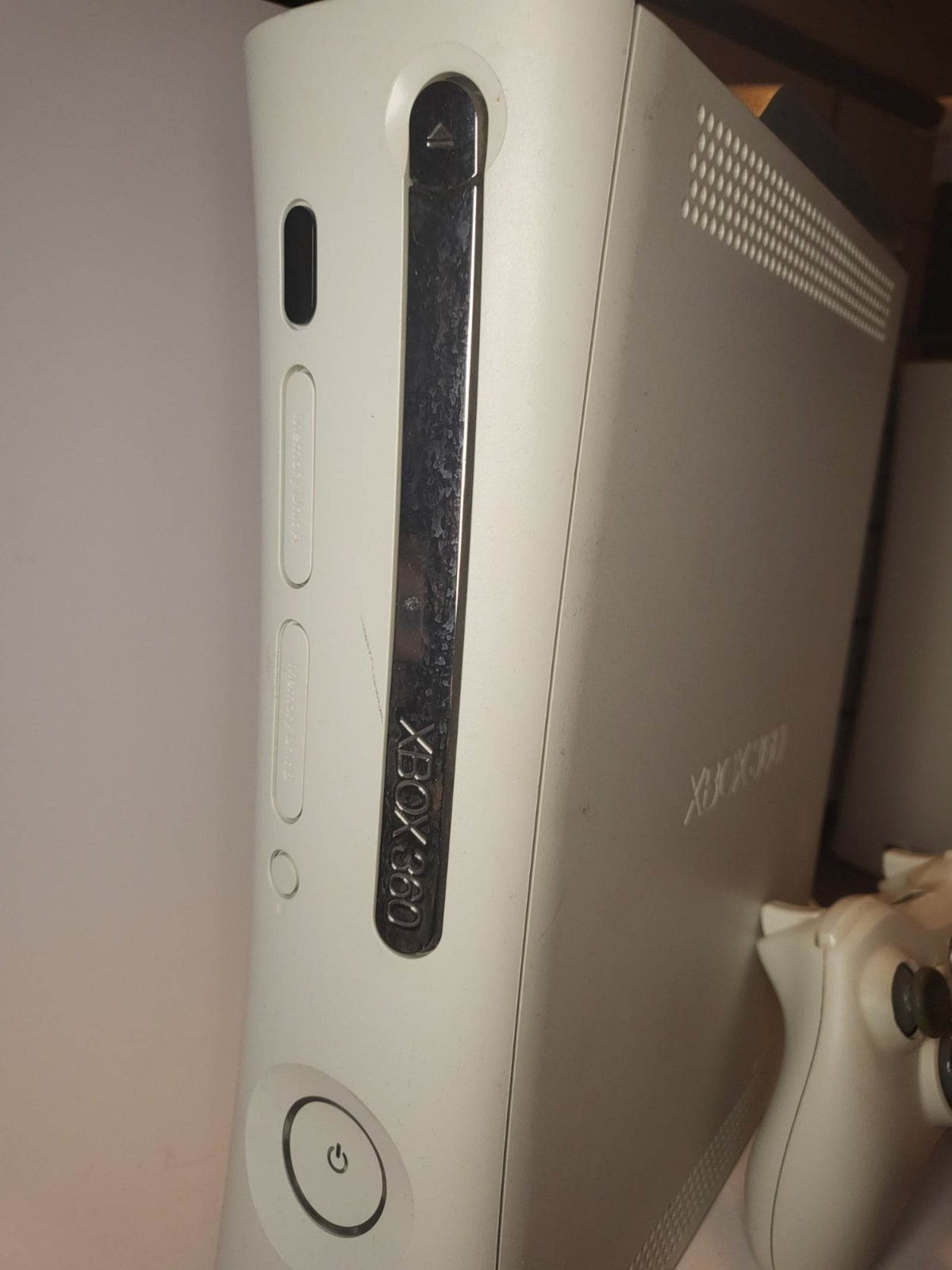 Witte Xbox 360 (120gb) met 1 controller en alle kabels - Feniks Gameshop
