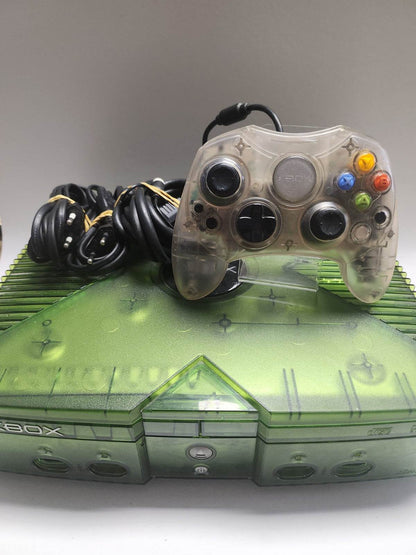 Crystal Green Edition Xbox Original + Crystal Controller - Feniks Gameshop