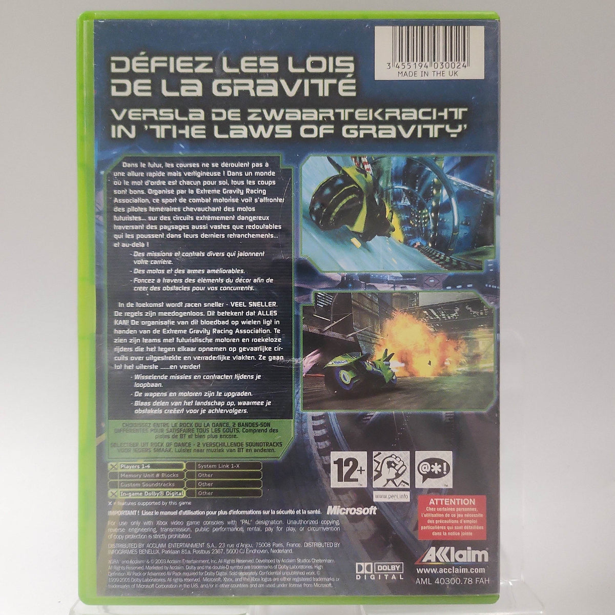 XGRA (Extreme G-Racing Association) Xbox Original - Feniks Gameshop