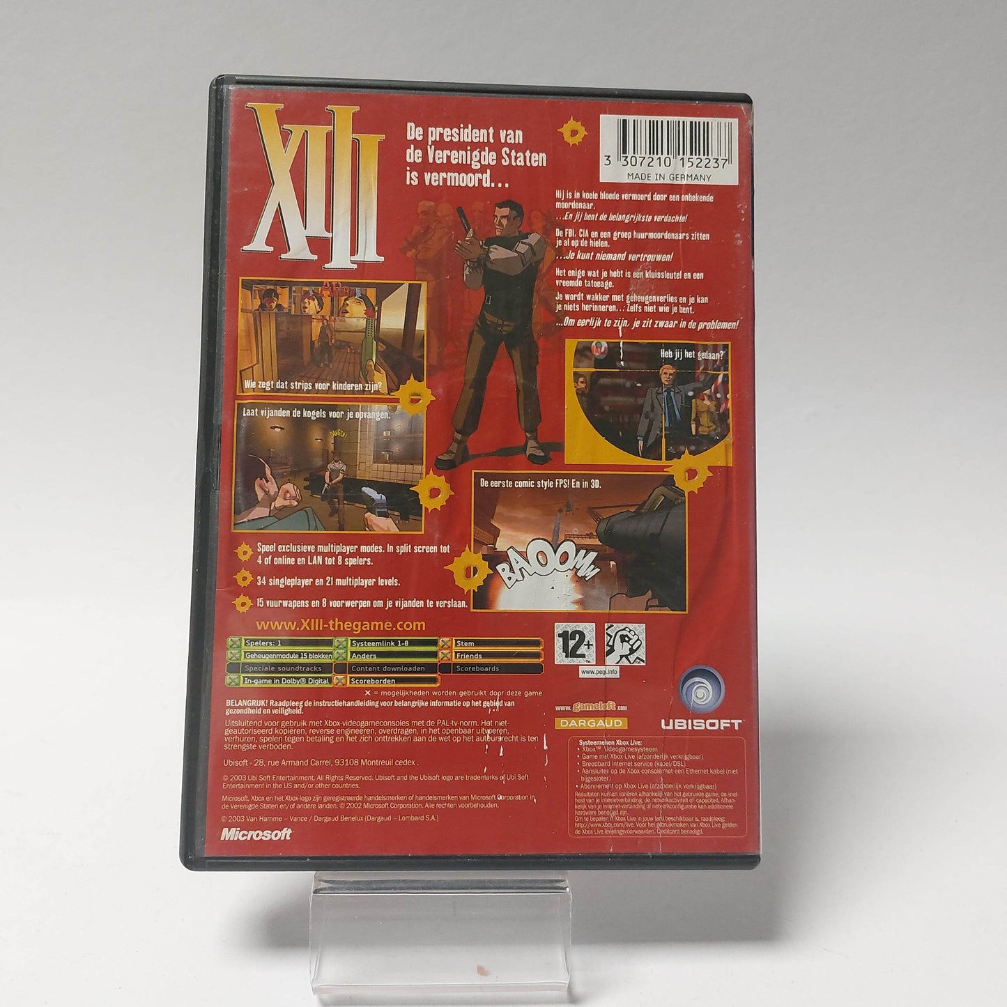 XIII (No Book) Xbox Original - Feniks Gameshop
