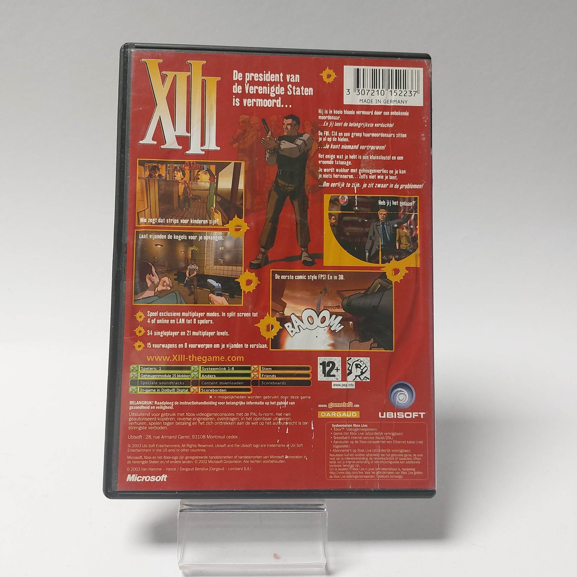 XIII (No Book) Xbox Original - Feniks Gameshop