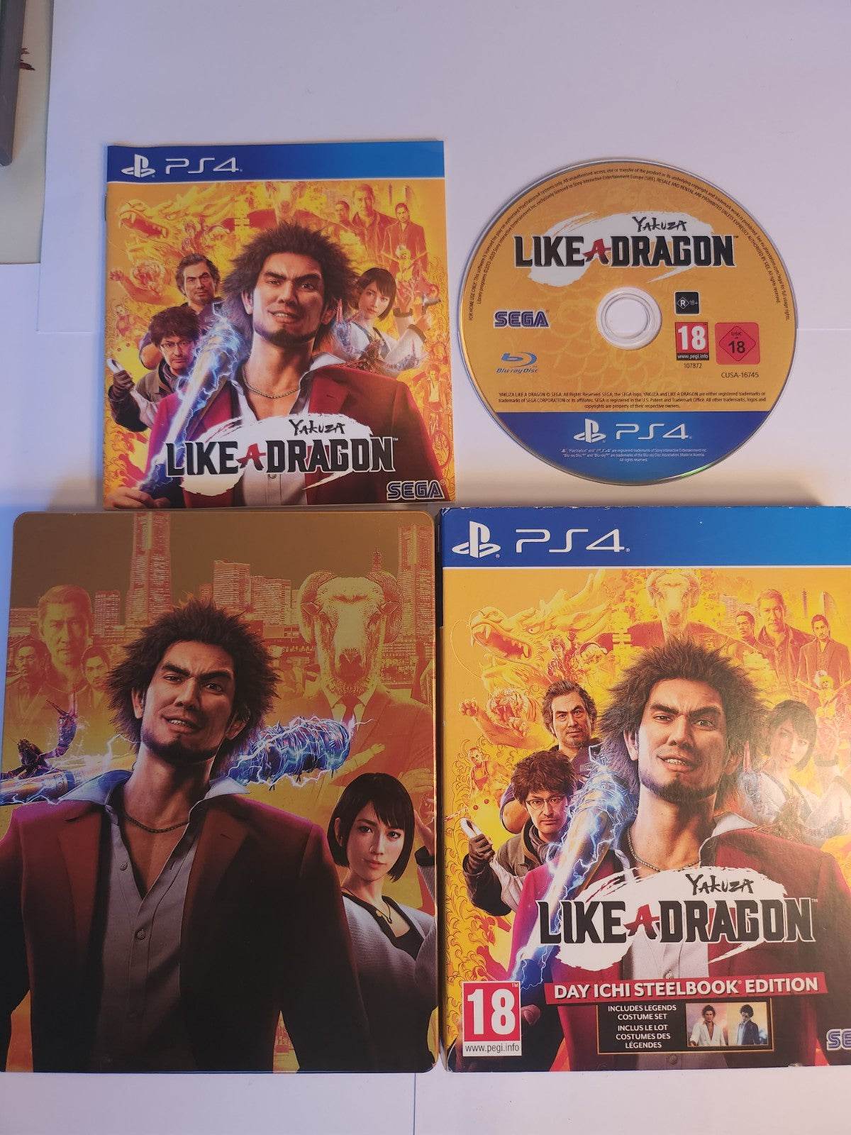 Yakuza Like a Dragon Day Ichi Steelbook Playstation 4 - Feniks Gameshop