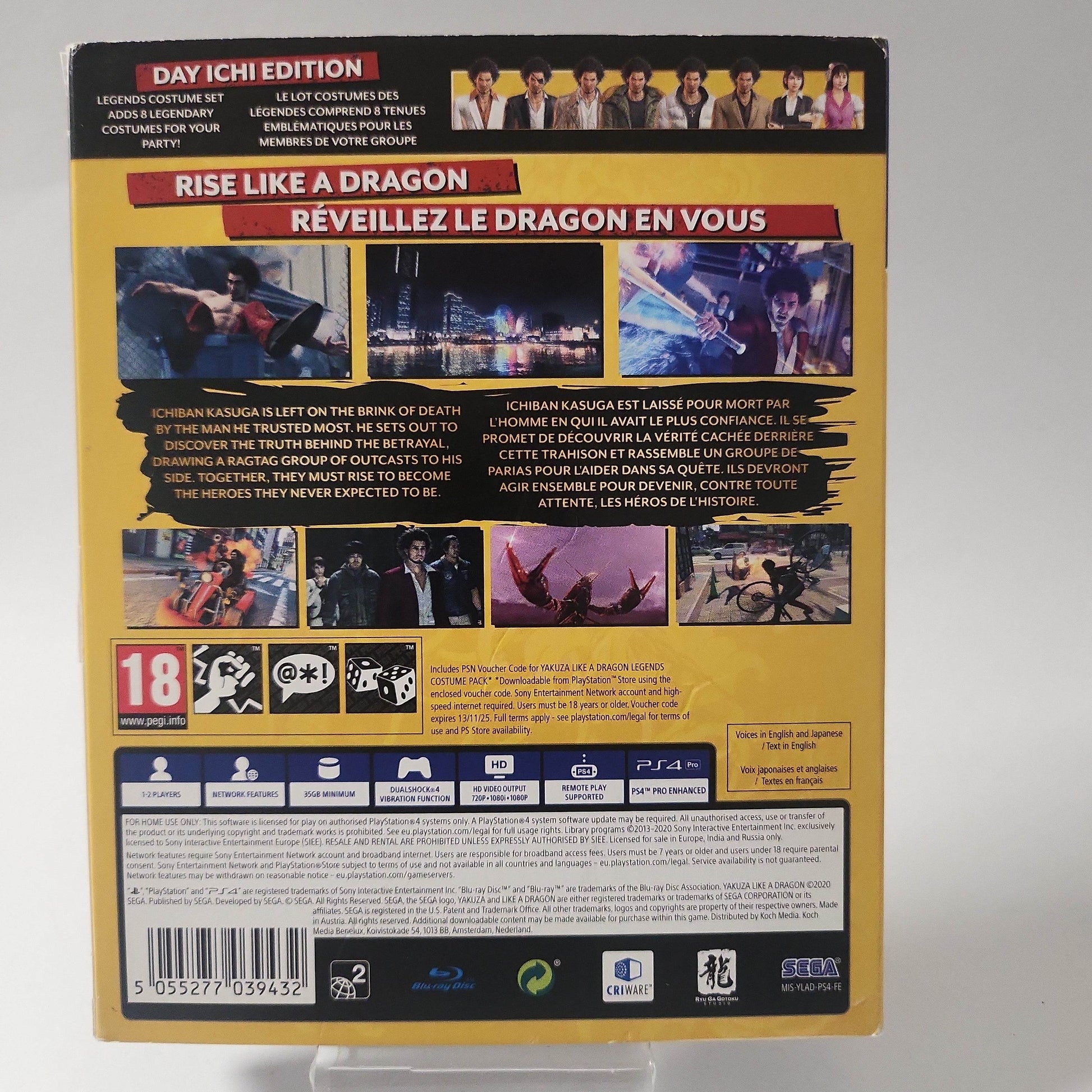 Yakuza Like a Dragon Day Ichi Steelbook Playstation 4 - Feniks Gameshop