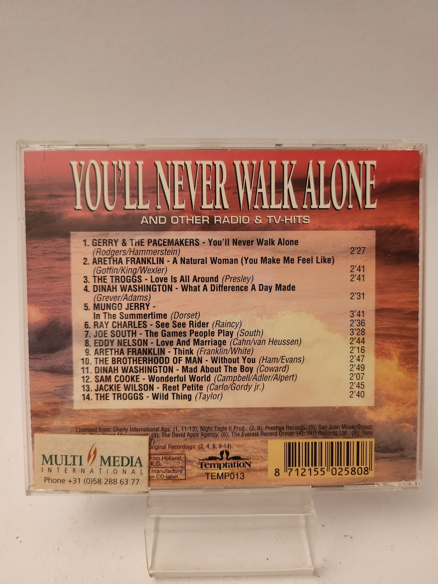 You’ll Never Walk Alone (and other radio & tv Hits CD - Cd
