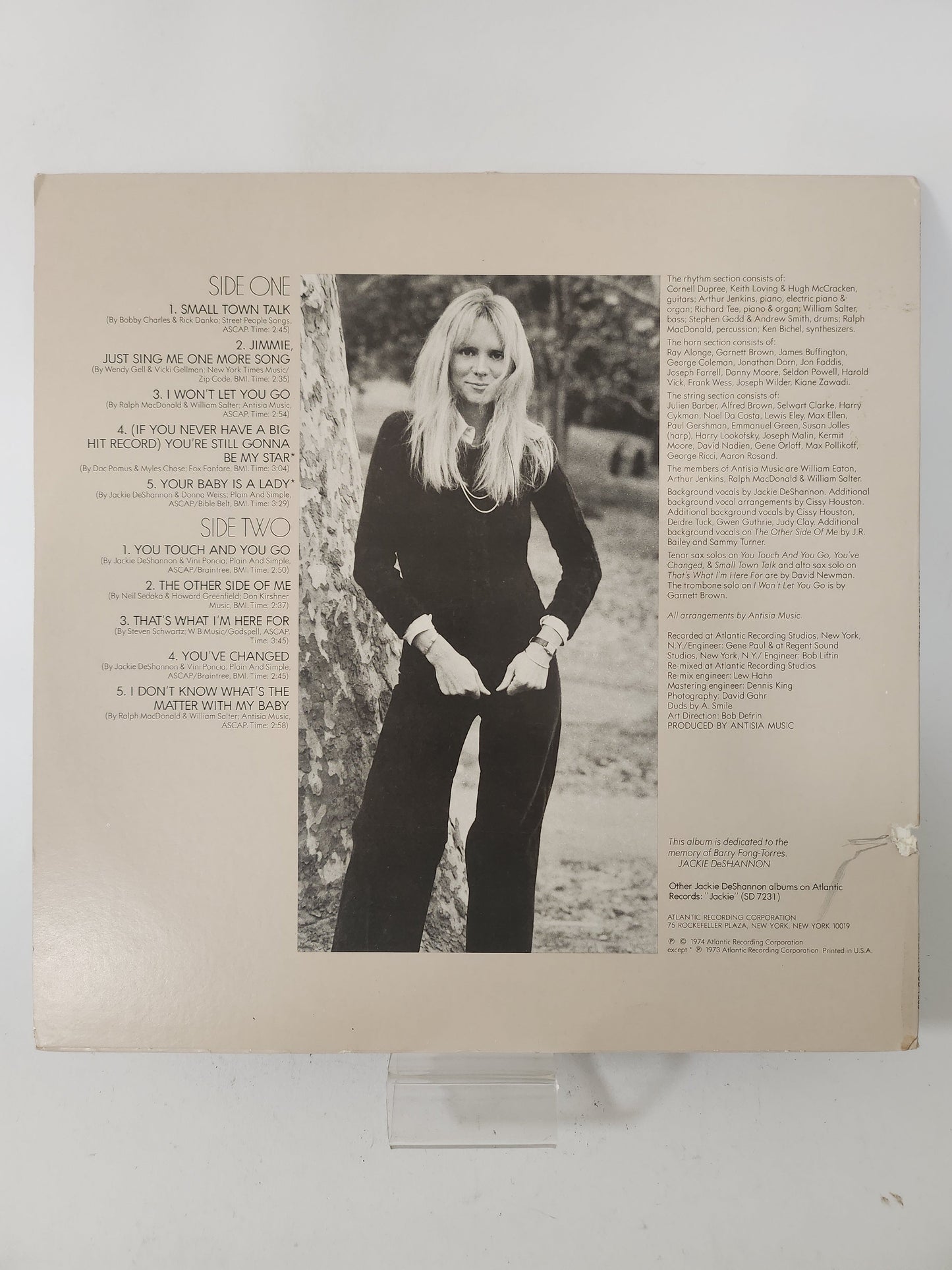 Your Baby is a Lady: Jackie DeShannon LP Vinyl - Lp Vinyl