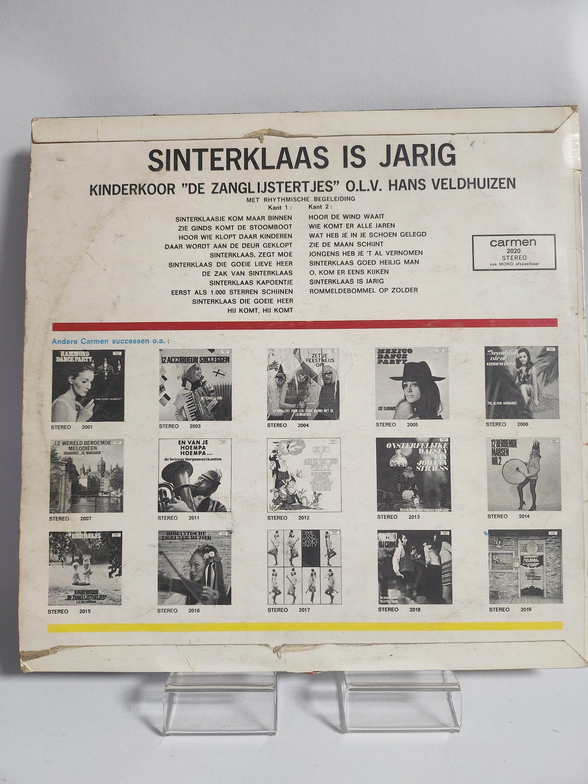 Zanglijstertjes: Sinterklaas is jarig LP Vinyl - Feniks Gameshop
